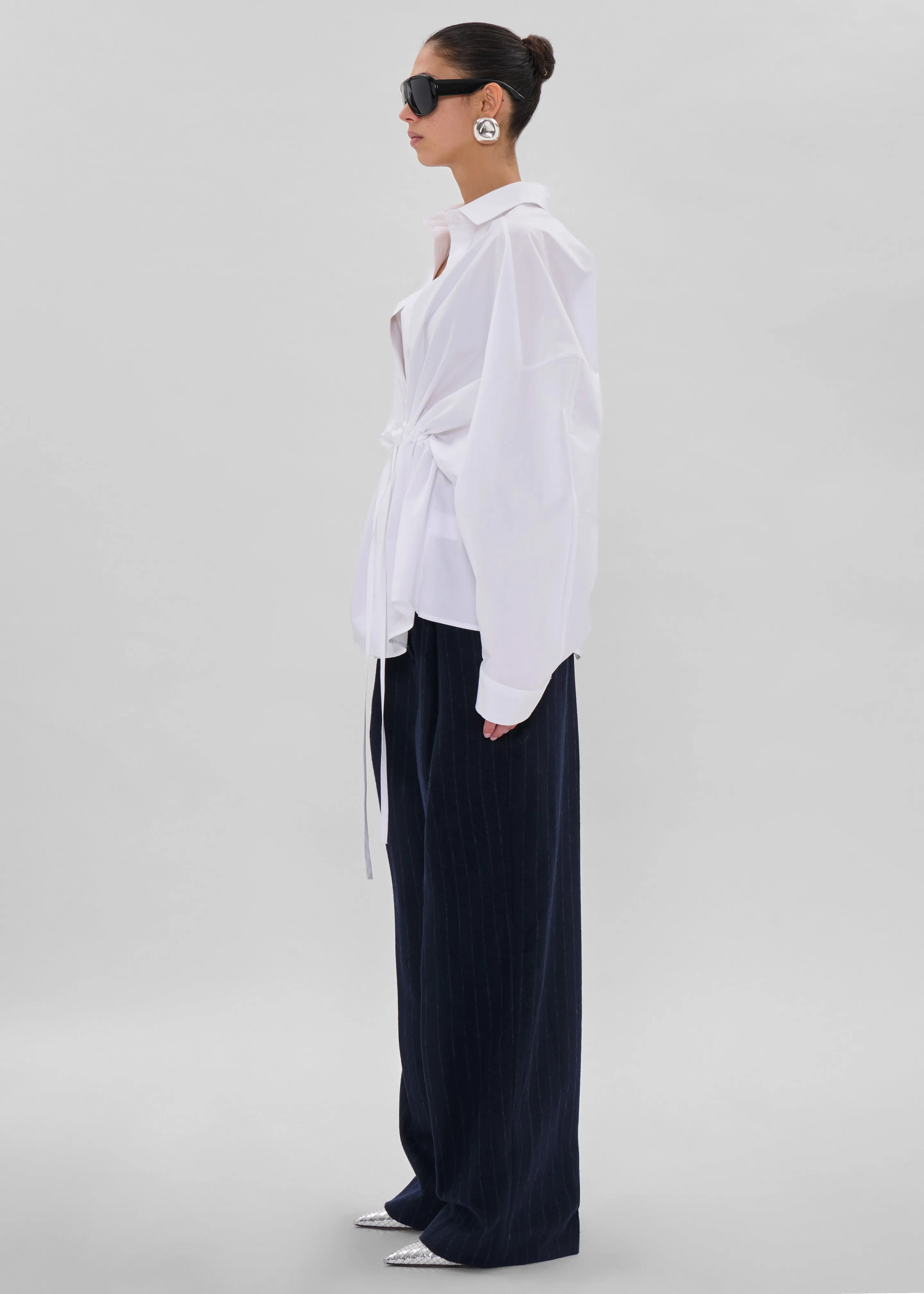 TheLatest E-Dalida Shirt - White sold by Frankie Shop product image thumbnail 3