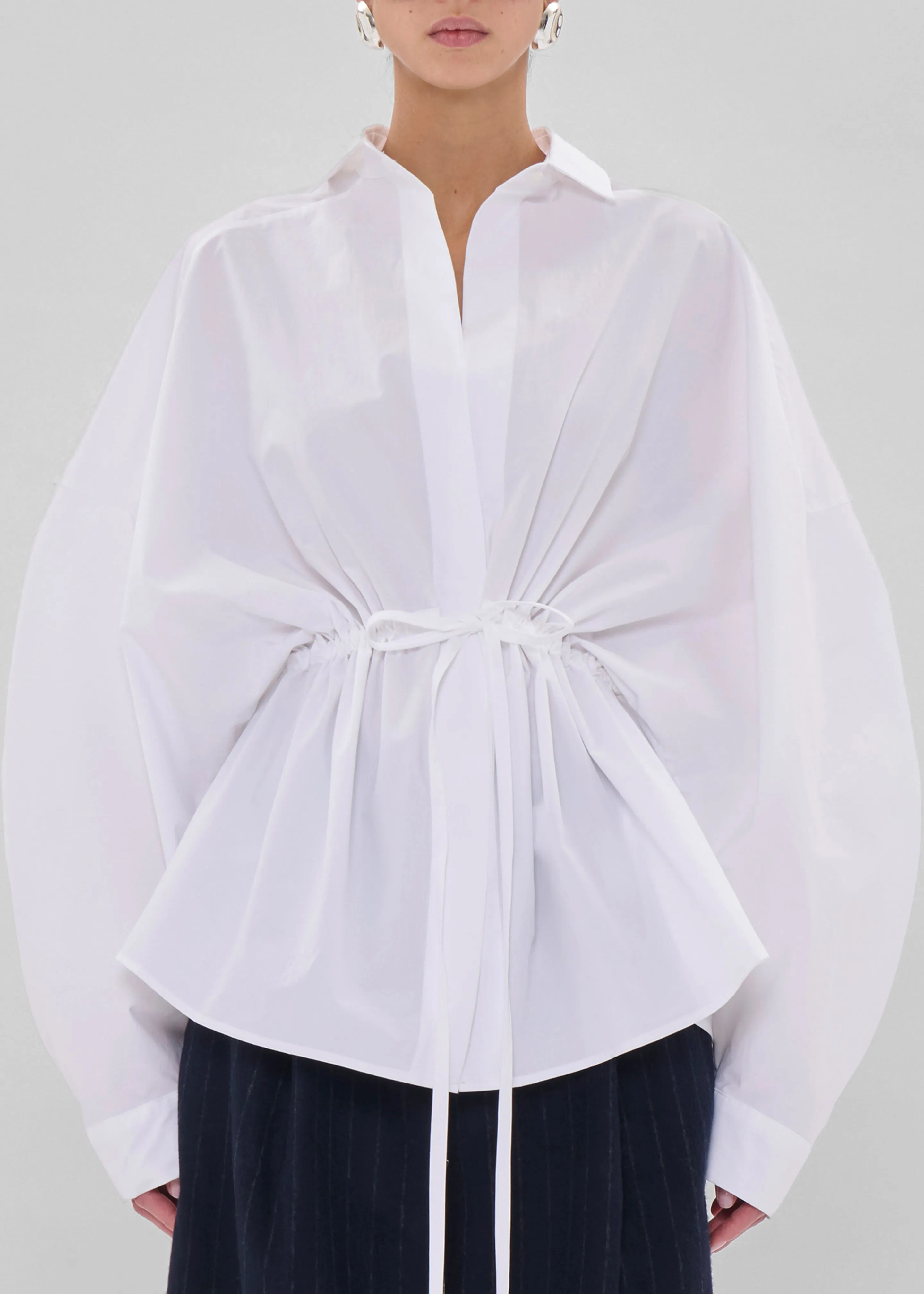 TheLatest E-Dalida Shirt - White sold by Frankie Shop product image thumbnail 2