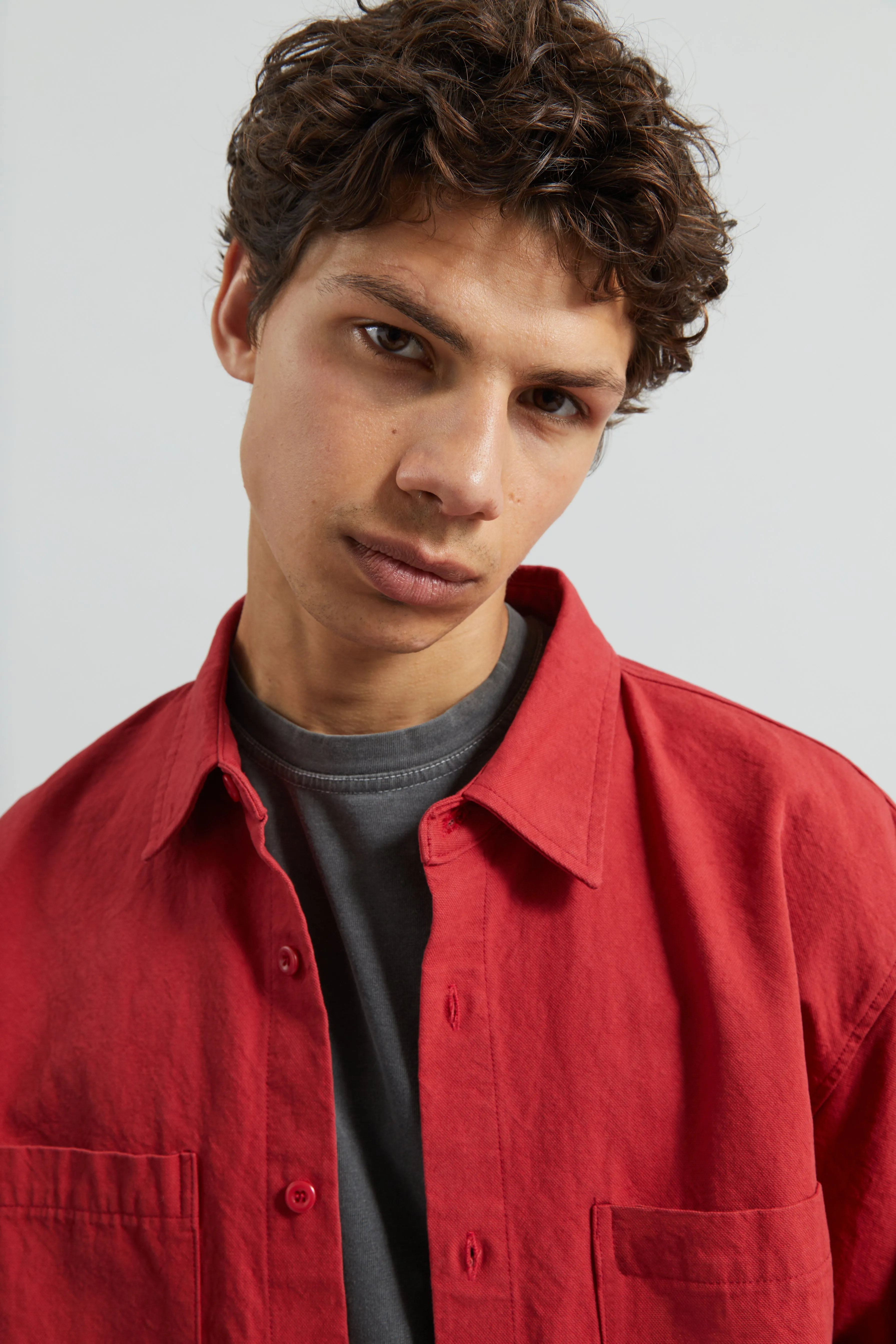 Keller Cotton Shirt - Red sold by Frankie Shop product image thumbnail 2