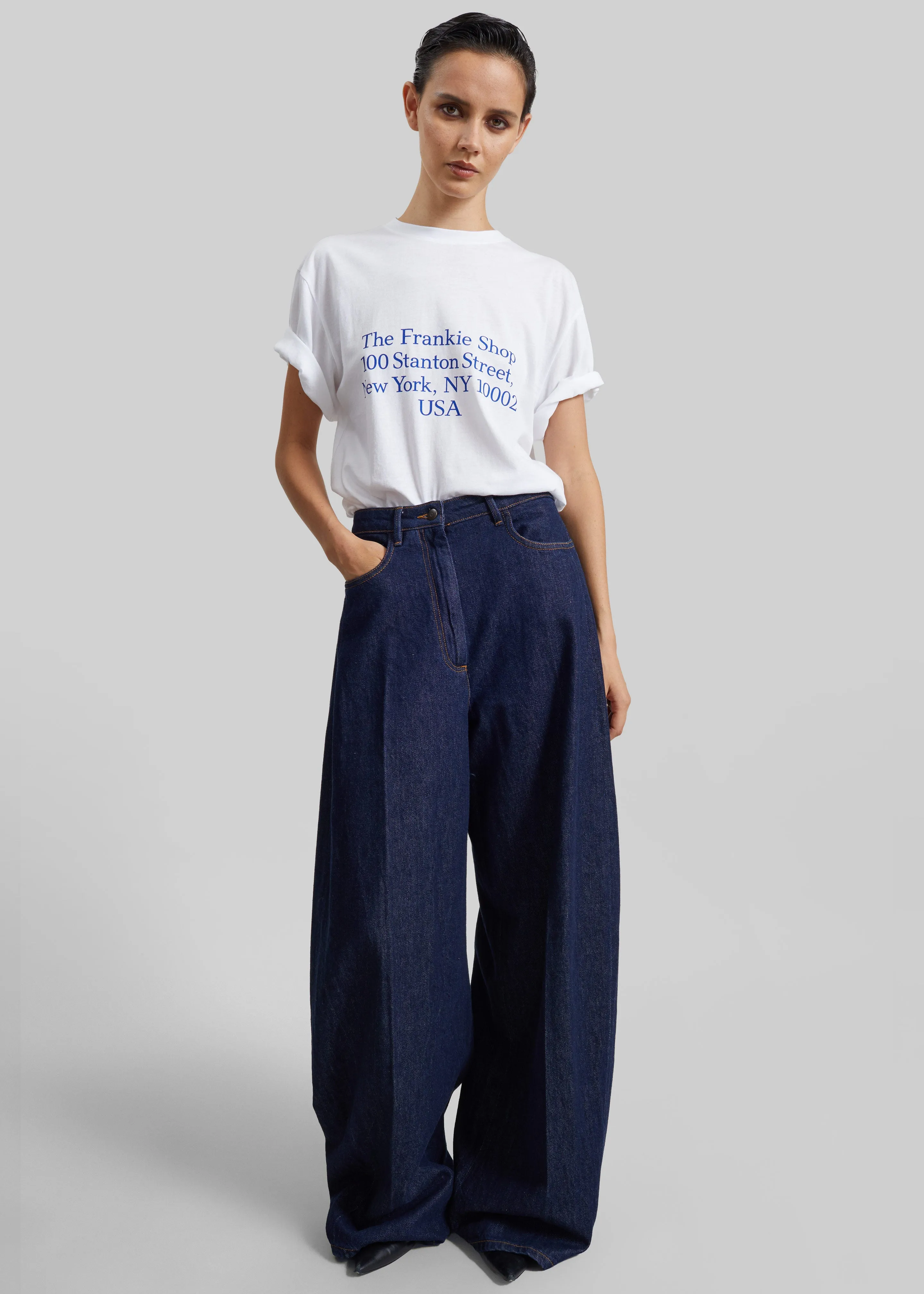 TFS Stanton T-Shirt - White/Blue sold by Frankie Shop product image thumbnail 2