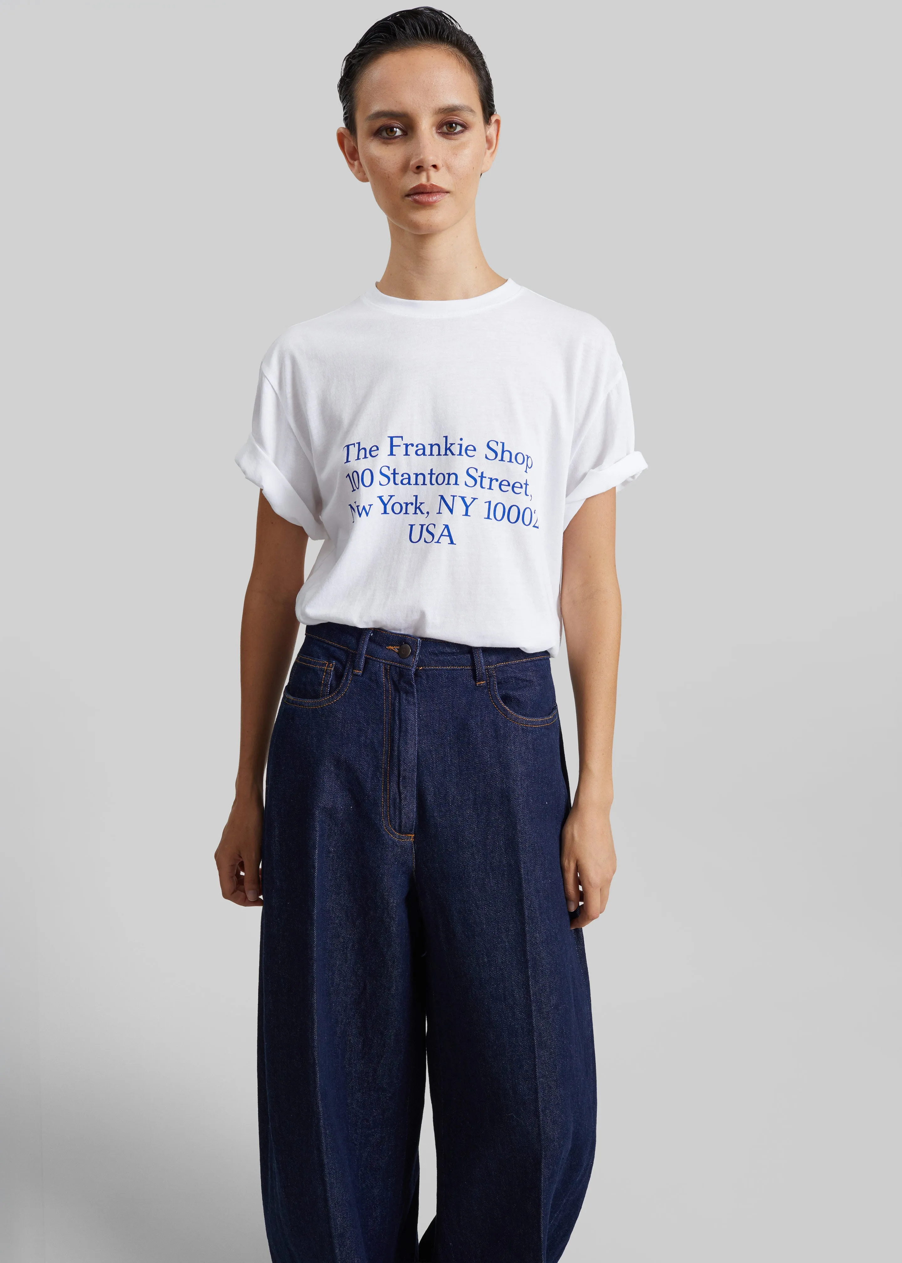 TFS Stanton T-Shirt - White/Blue sold by Frankie Shop product image thumbnail 3