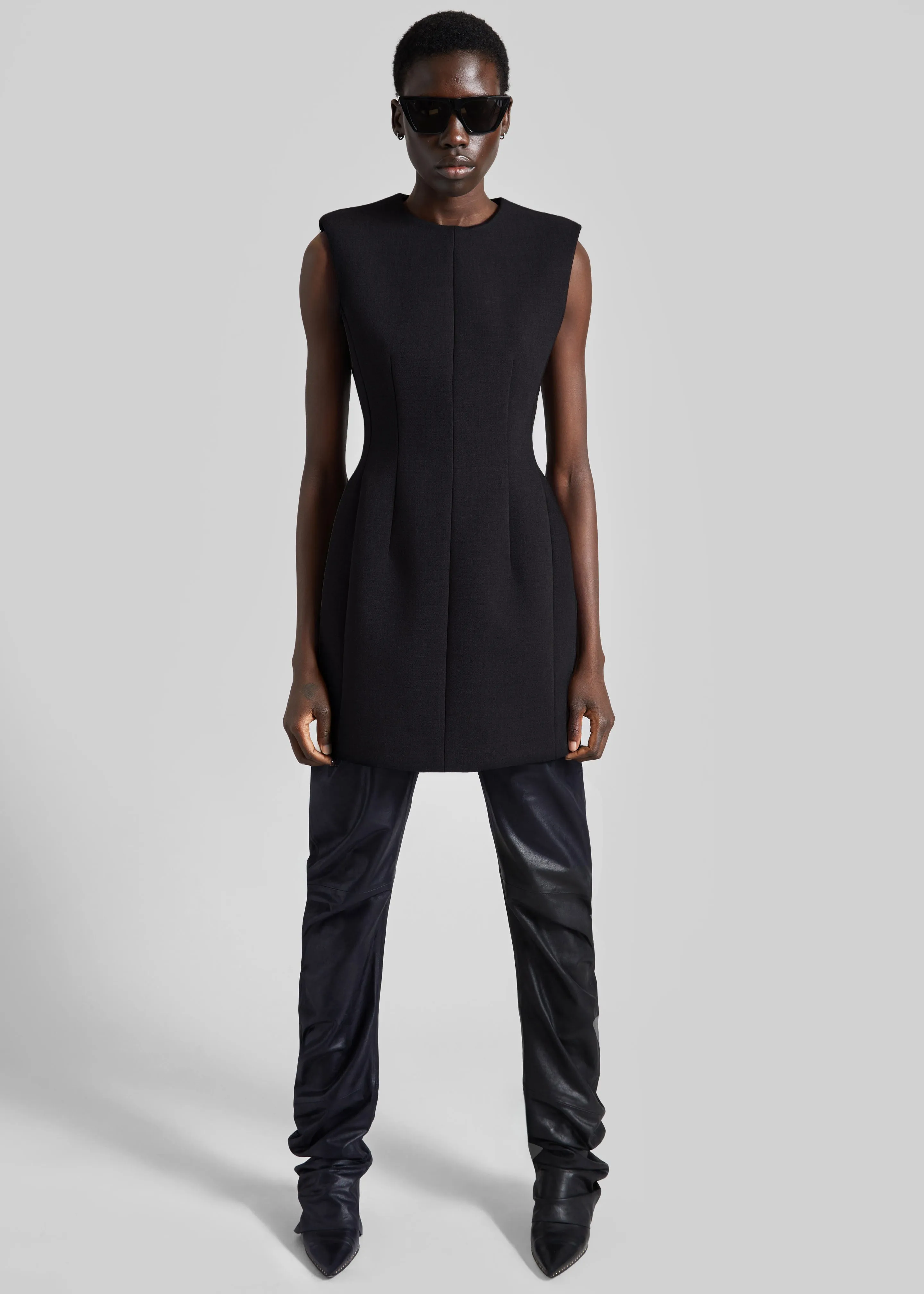 Bryn Cinched Mini Dress - Black sold by Frankie Shop product image thumbnail 3