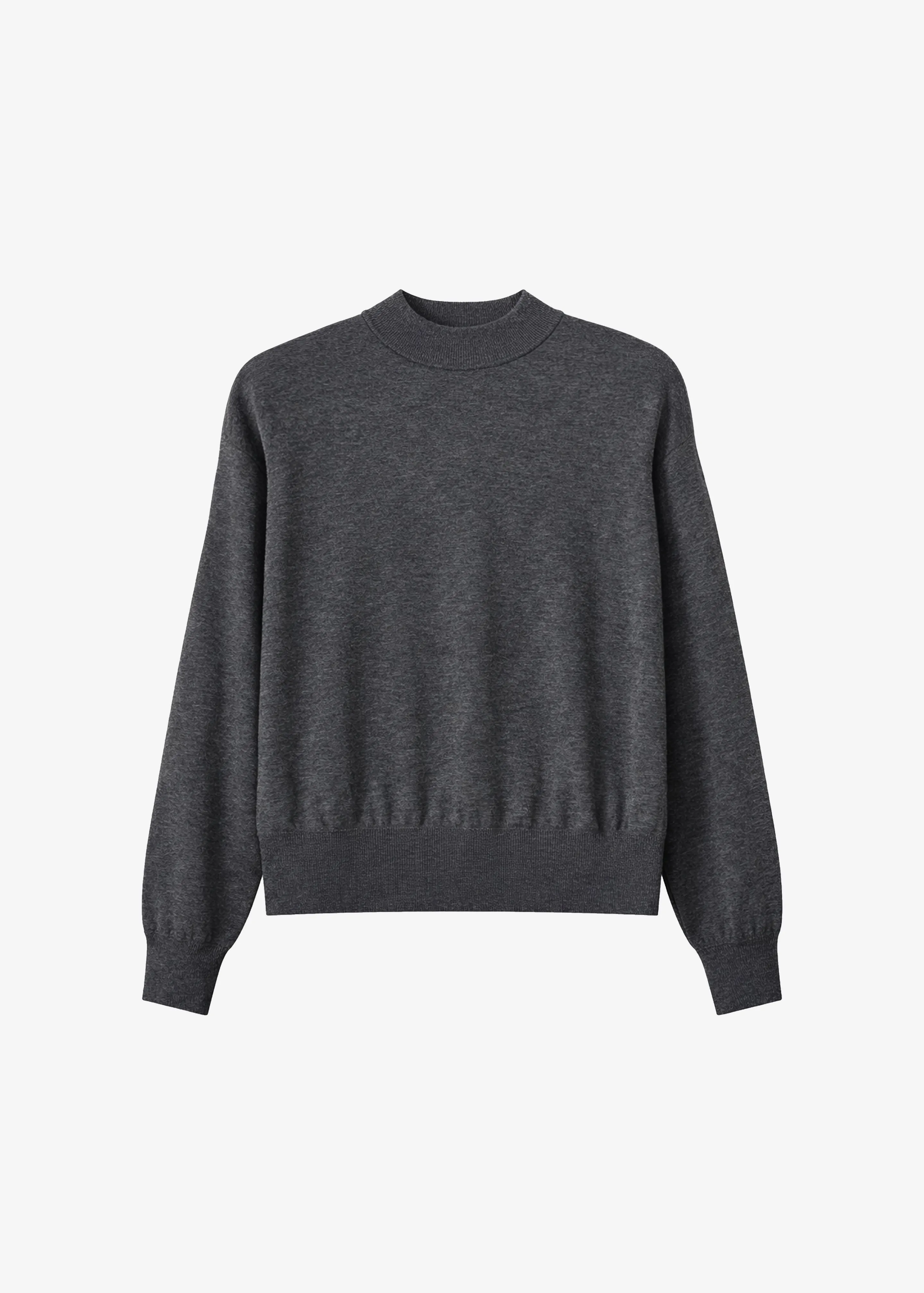 Rue Padded High Neck Sweater - Dark Grey sold by Frankie Shop product image thumbnail 4