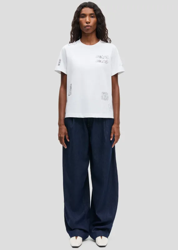 Samsøe Samsøe Saharper Pleat Jeans - Soft Denim made by Frankie Shop