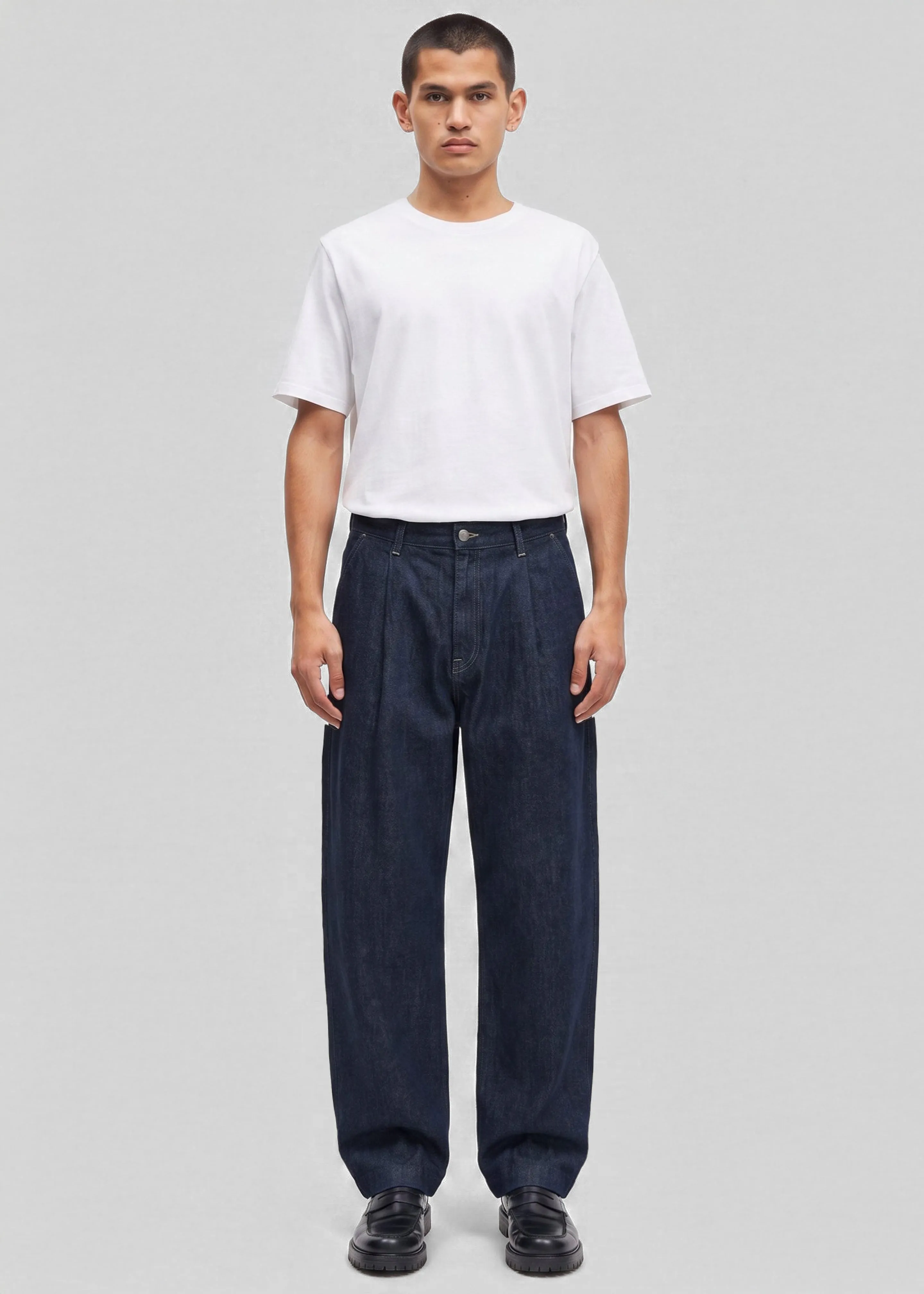 Samsøe Samsøe Saharper Pleat Jeans - Soft Denim sold by Frankie Shop product image thumbnail 5
