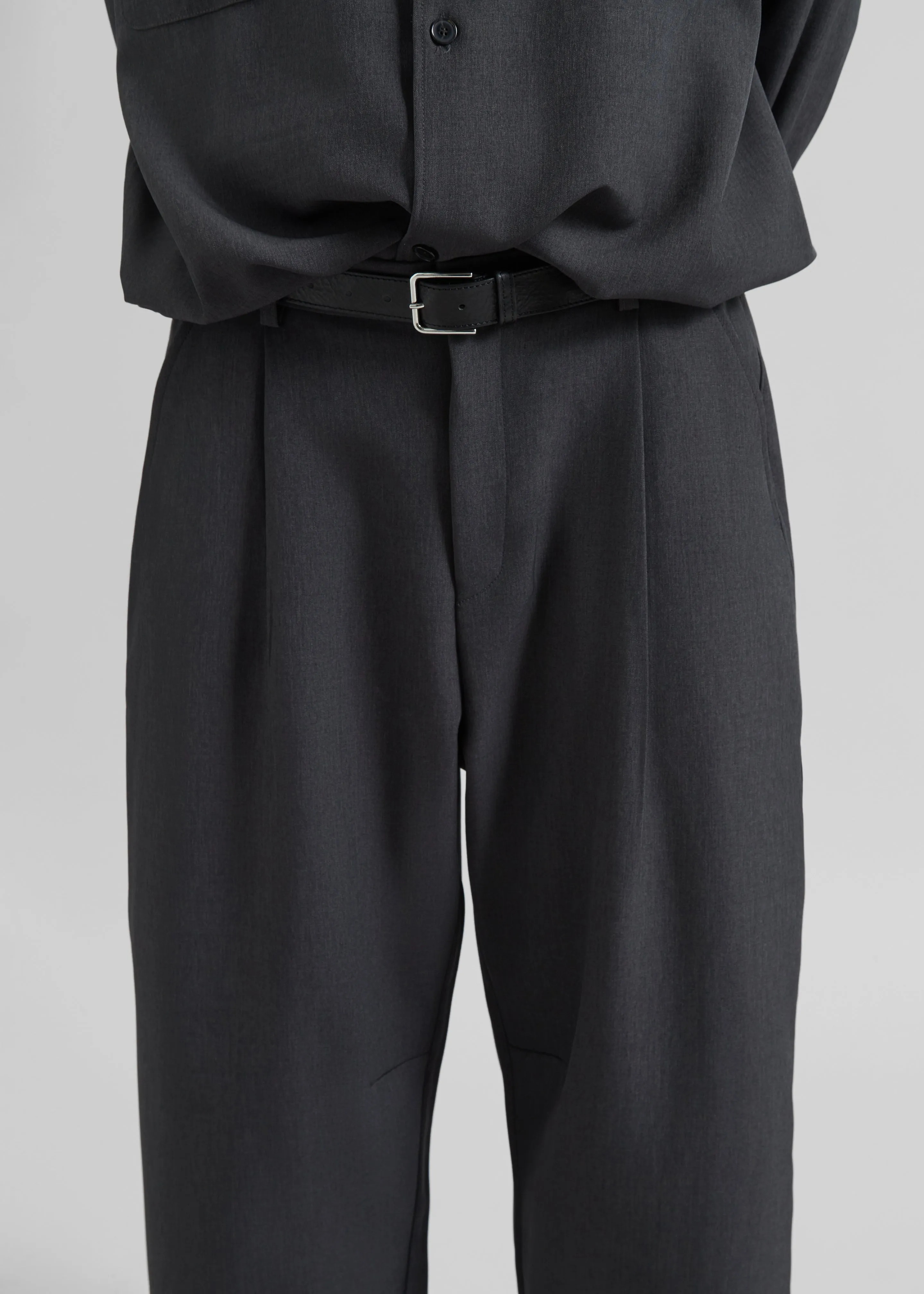 Alessio Straight Trousers - Charcoal sold by Frankie Shop product image thumbnail 5