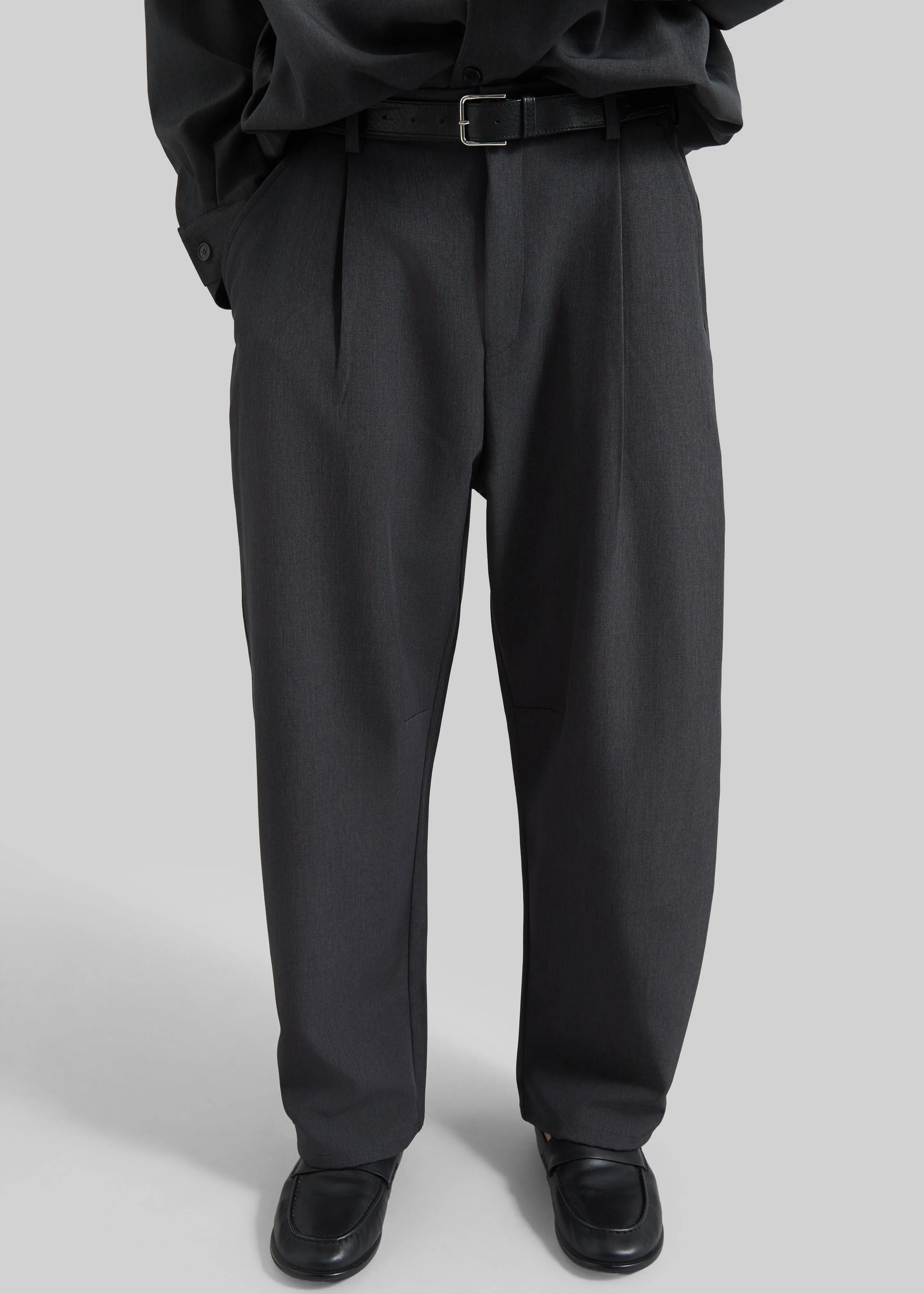 Alessio Straight Trousers - Charcoal sold by Frankie Shop product image thumbnail 4