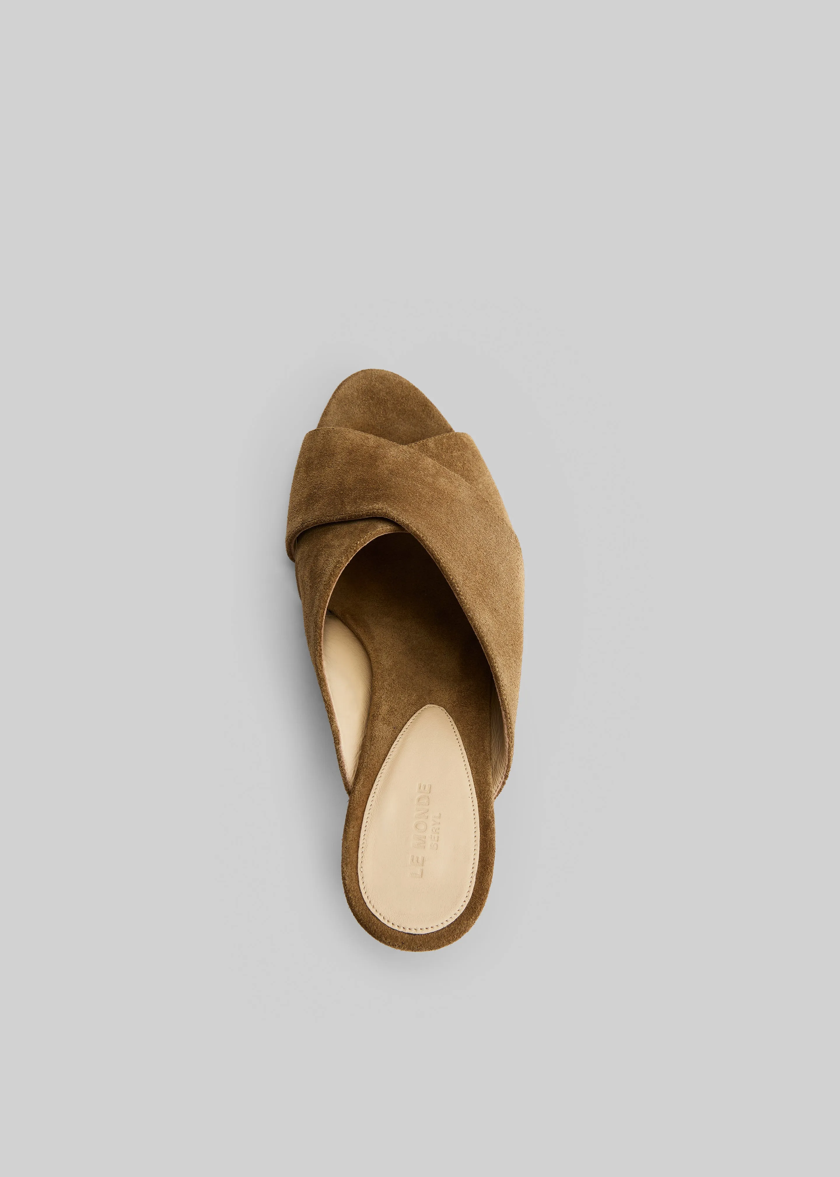 Le Monde Beryl Luca Kitten Heels - Taupe sold by Frankie Shop product image thumbnail 4