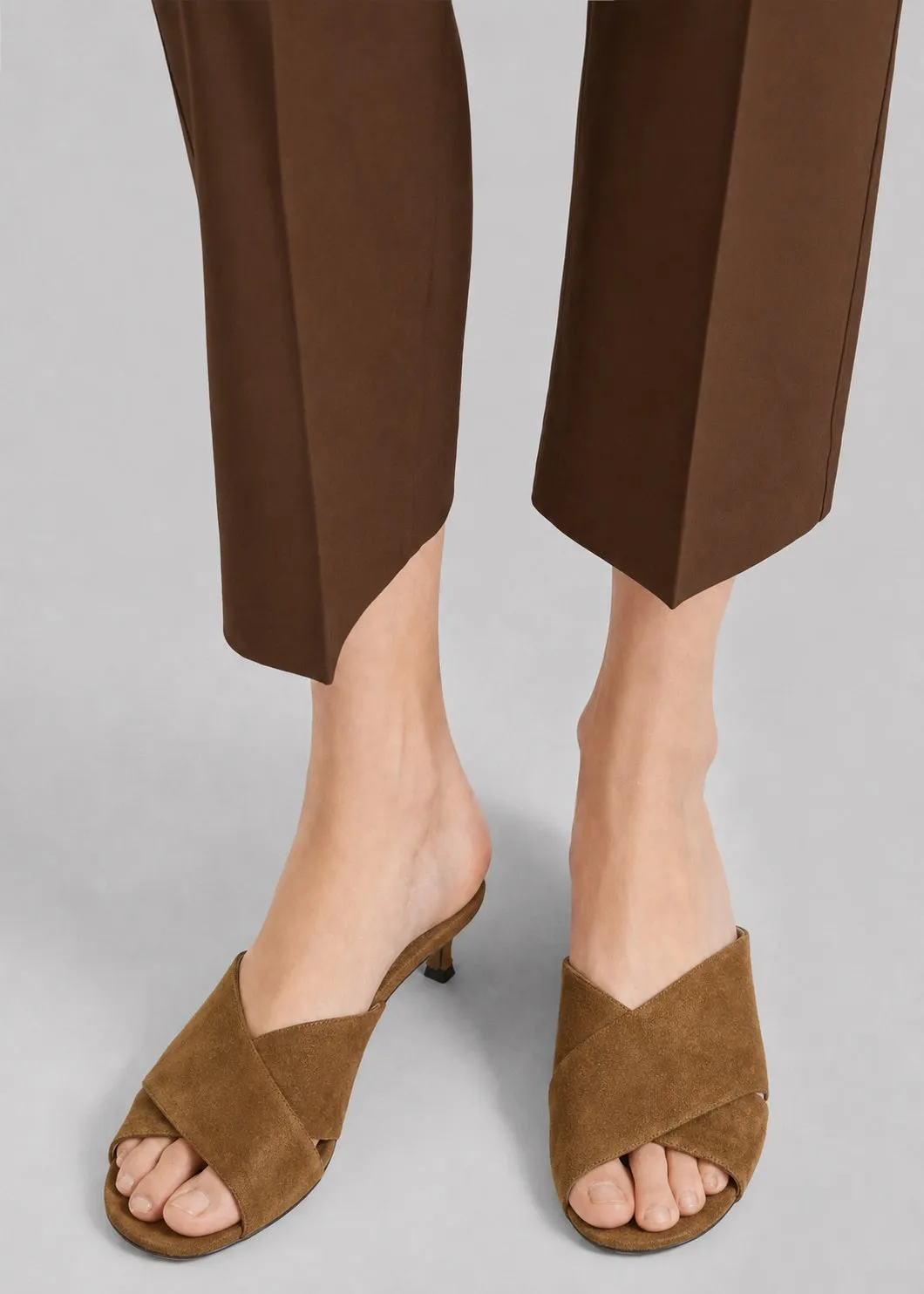Le Monde Beryl Luca Kitten Heels - Taupe sold by Frankie Shop product image thumbnail 5
