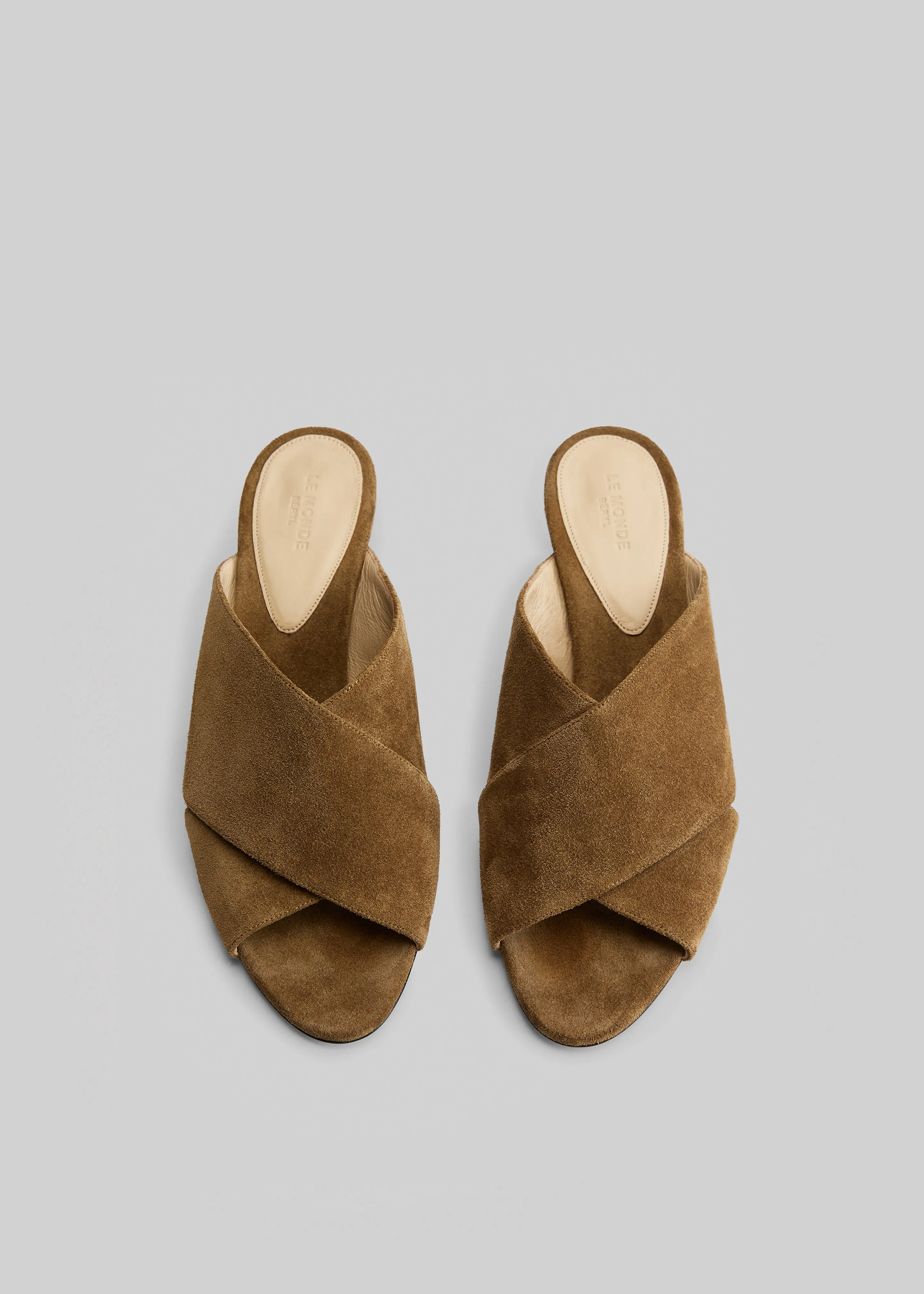 Le Monde Beryl Luca Kitten Heels - Taupe sold by Frankie Shop