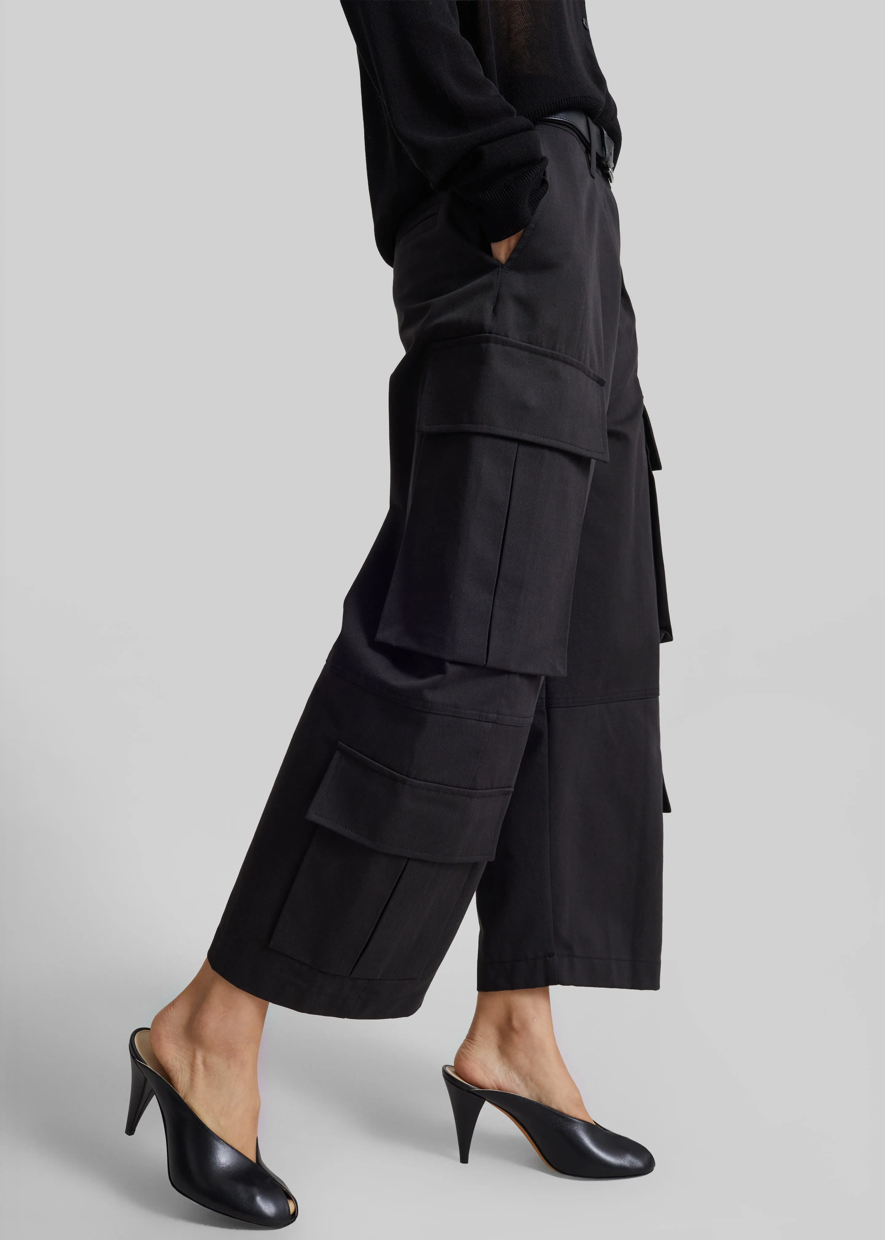 Le Monde Beryl Iris Mules - Black sold by Frankie Shop product image thumbnail 2