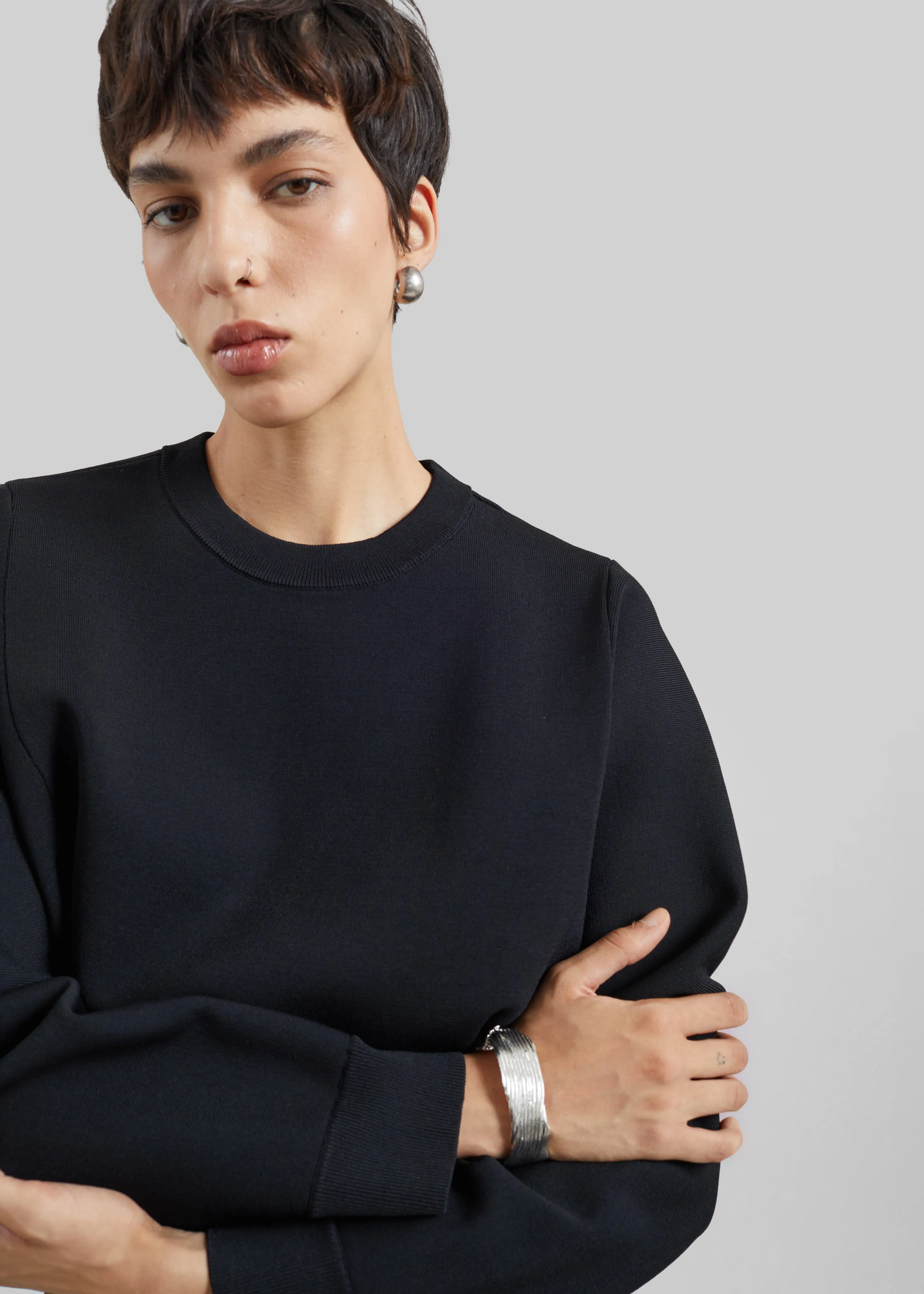 CO Crewneck Tunic - Black sold by Frankie Shop product image thumbnail 3