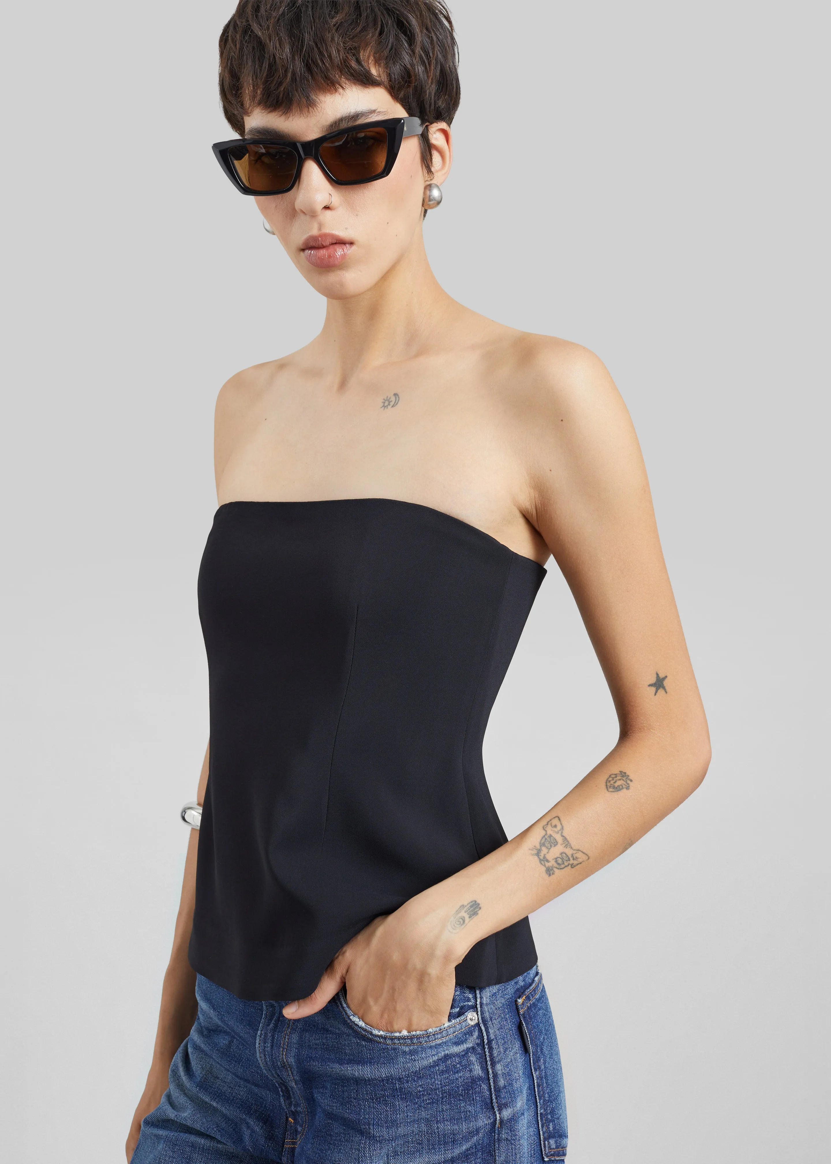 CO Bustier Top - Black sold by Frankie Shop product image thumbnail 2