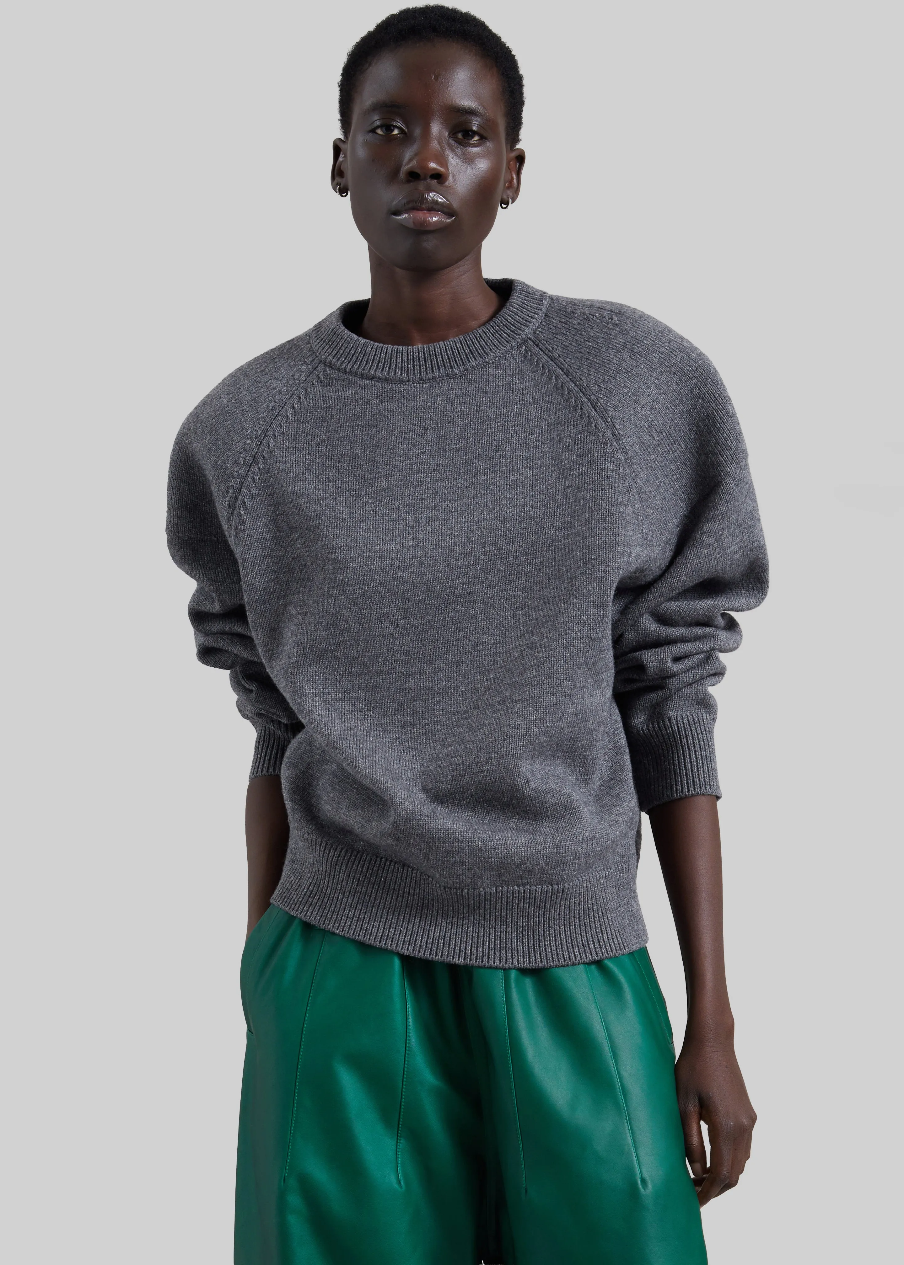 Lina Padded Sweater - Dark Grey sold by Frankie Shop product image thumbnail 5