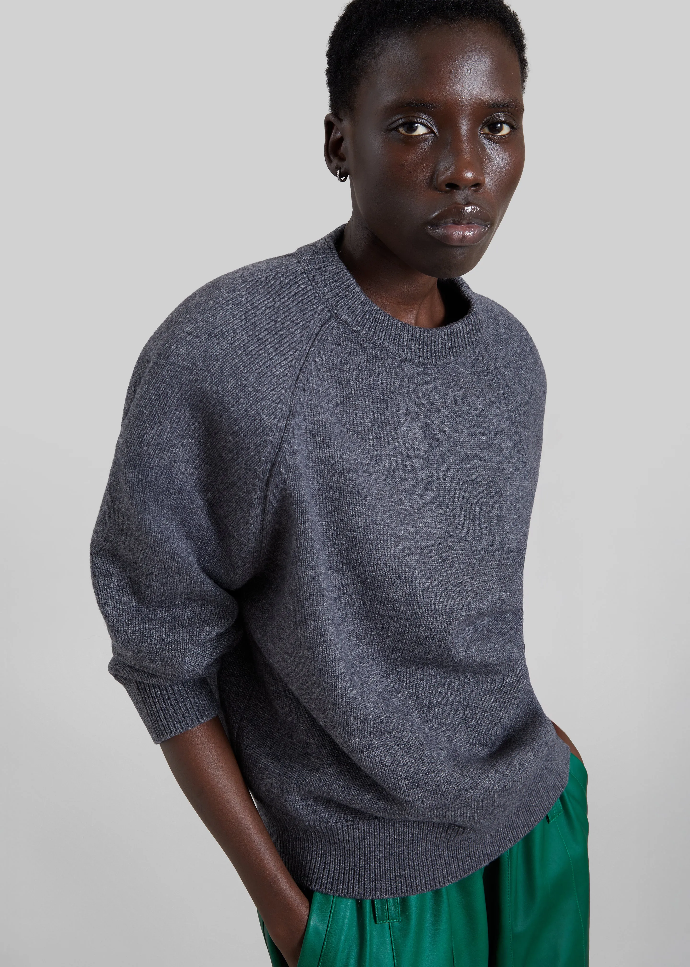 Lina Padded Sweater - Dark Grey sold by Frankie Shop product image thumbnail 2