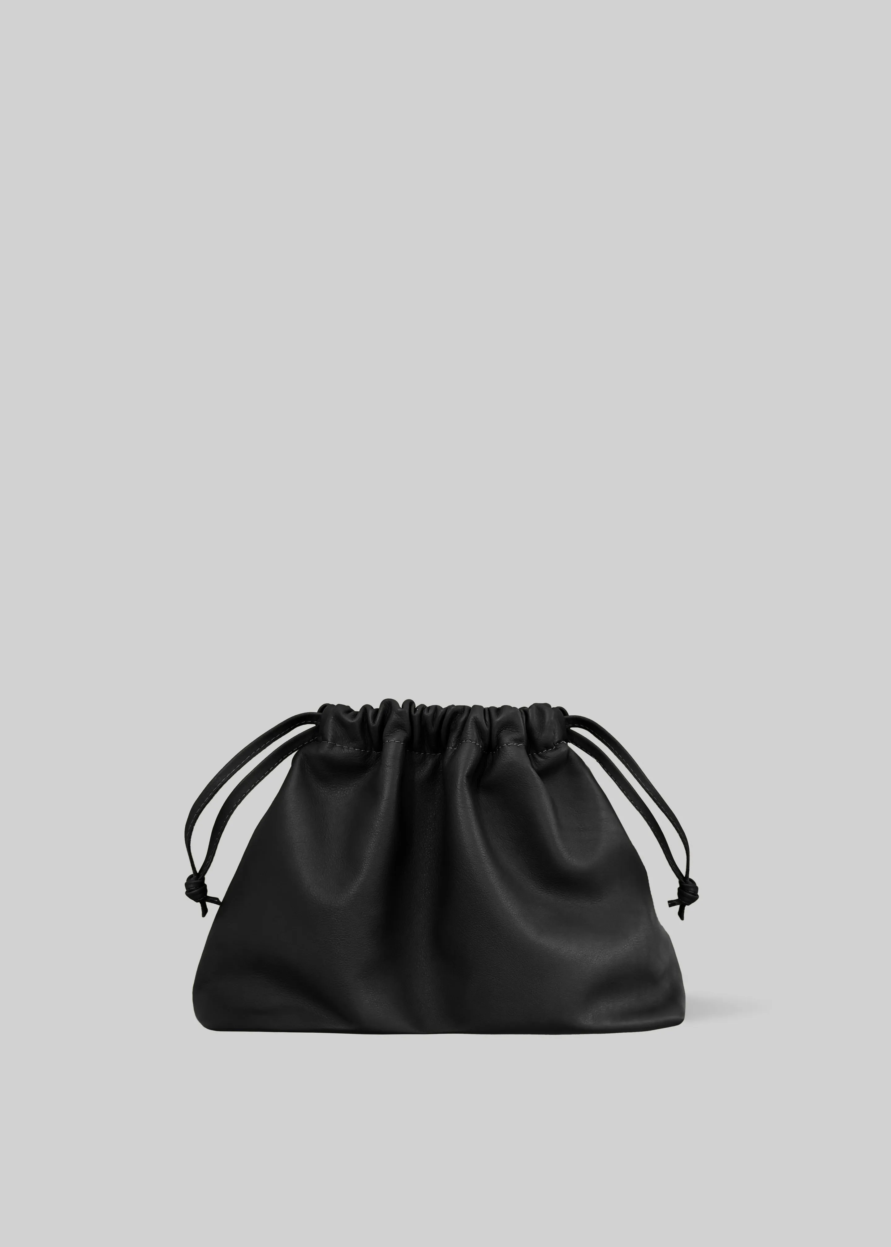 Morgan Faux Leather Small Pouch - Black sold by Frankie Shop