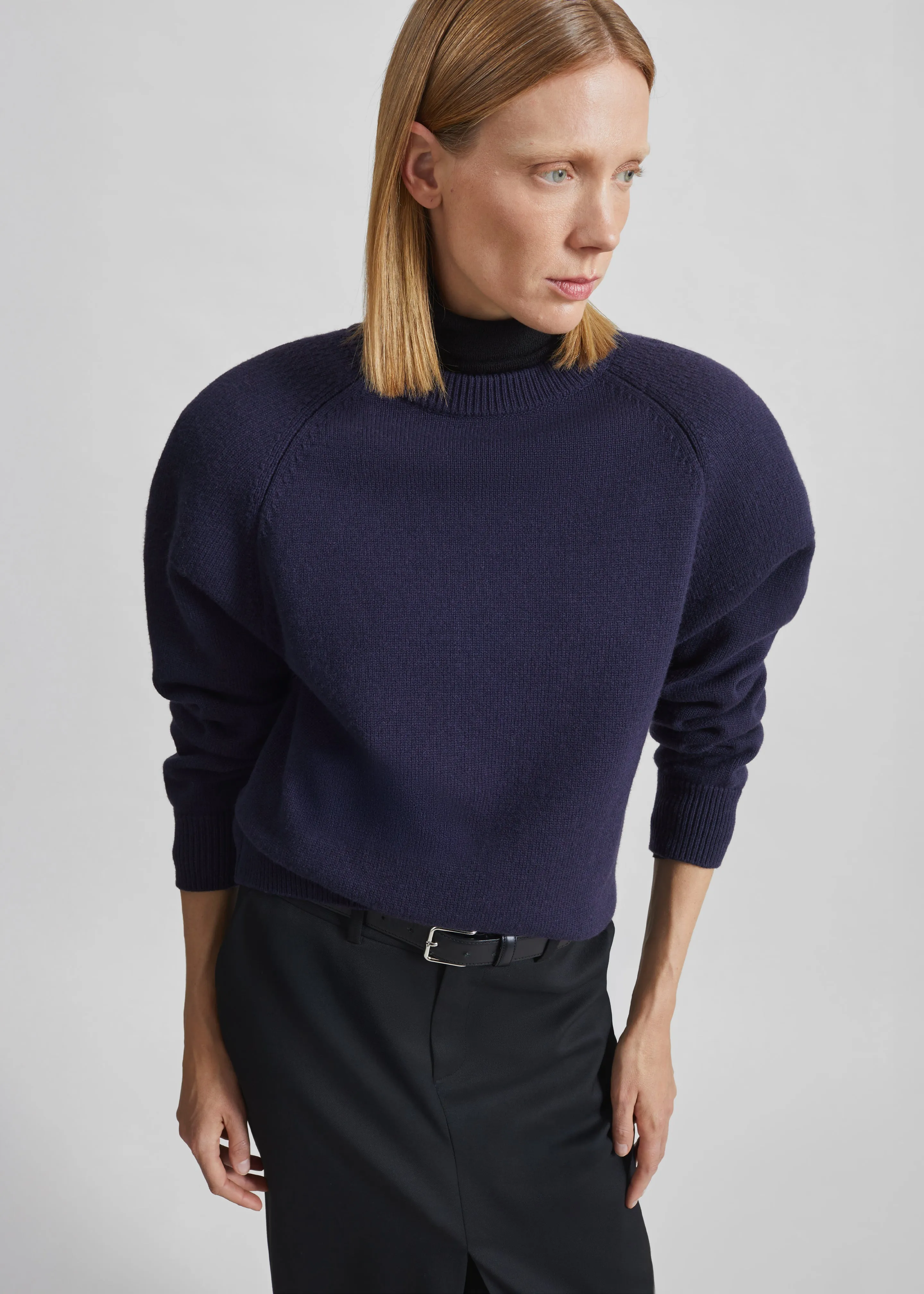 Lina Padded Sweater - Dark Navy sold by Frankie Shop product image thumbnail 4