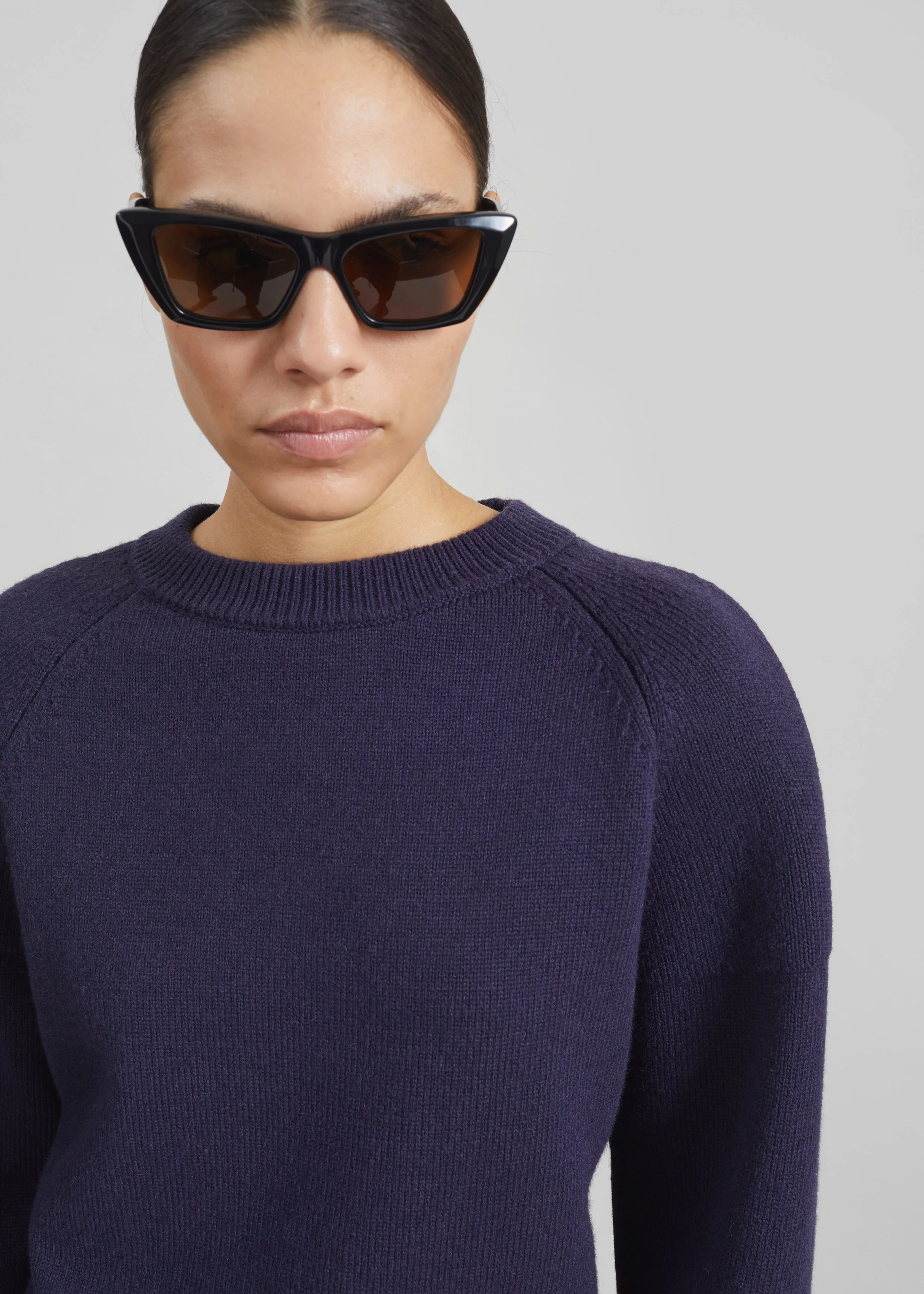 Lina Padded Sweater - Dark Navy sold by Frankie Shop product image thumbnail 3