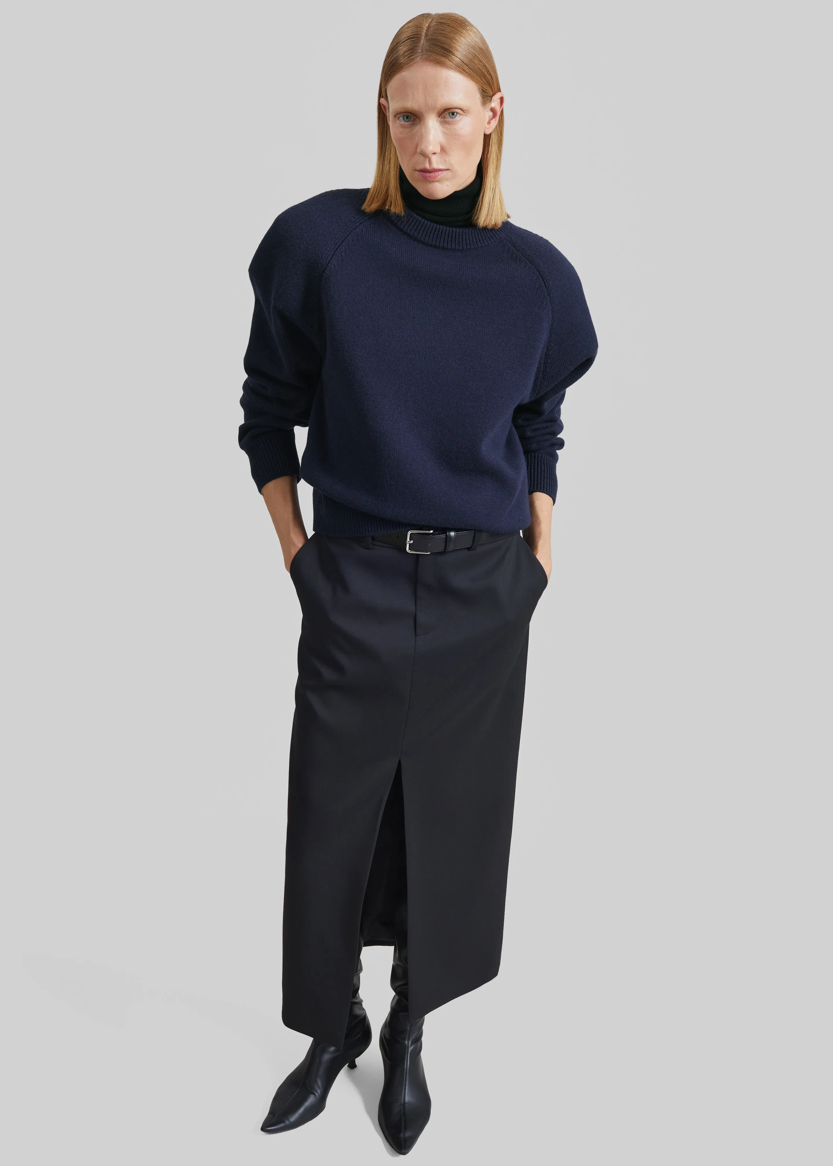 Lina Padded Sweater - Dark Navy sold by Frankie Shop product image thumbnail 2