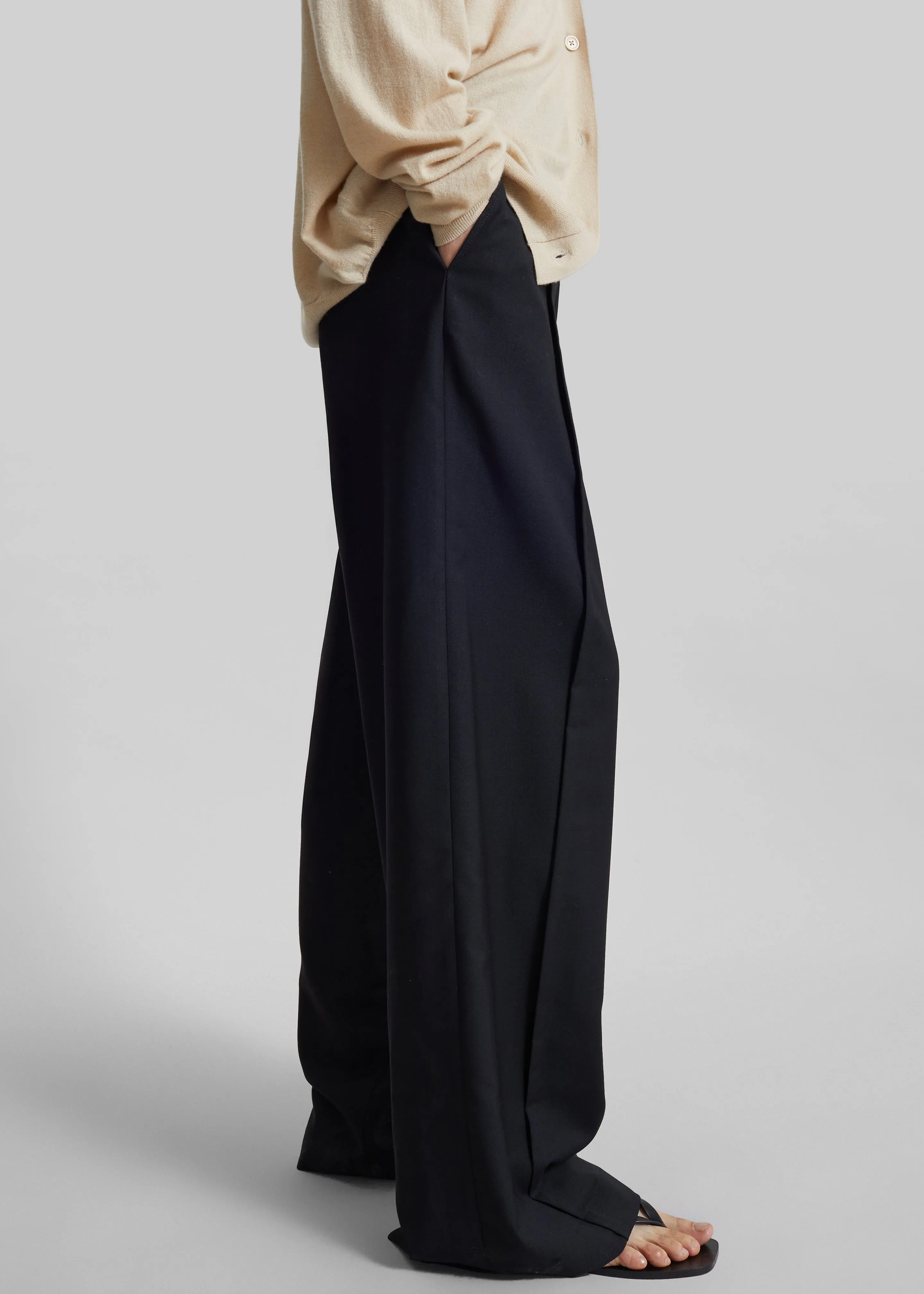 Brya Piped Trousers - Black sold by Frankie Shop product image thumbnail 2
