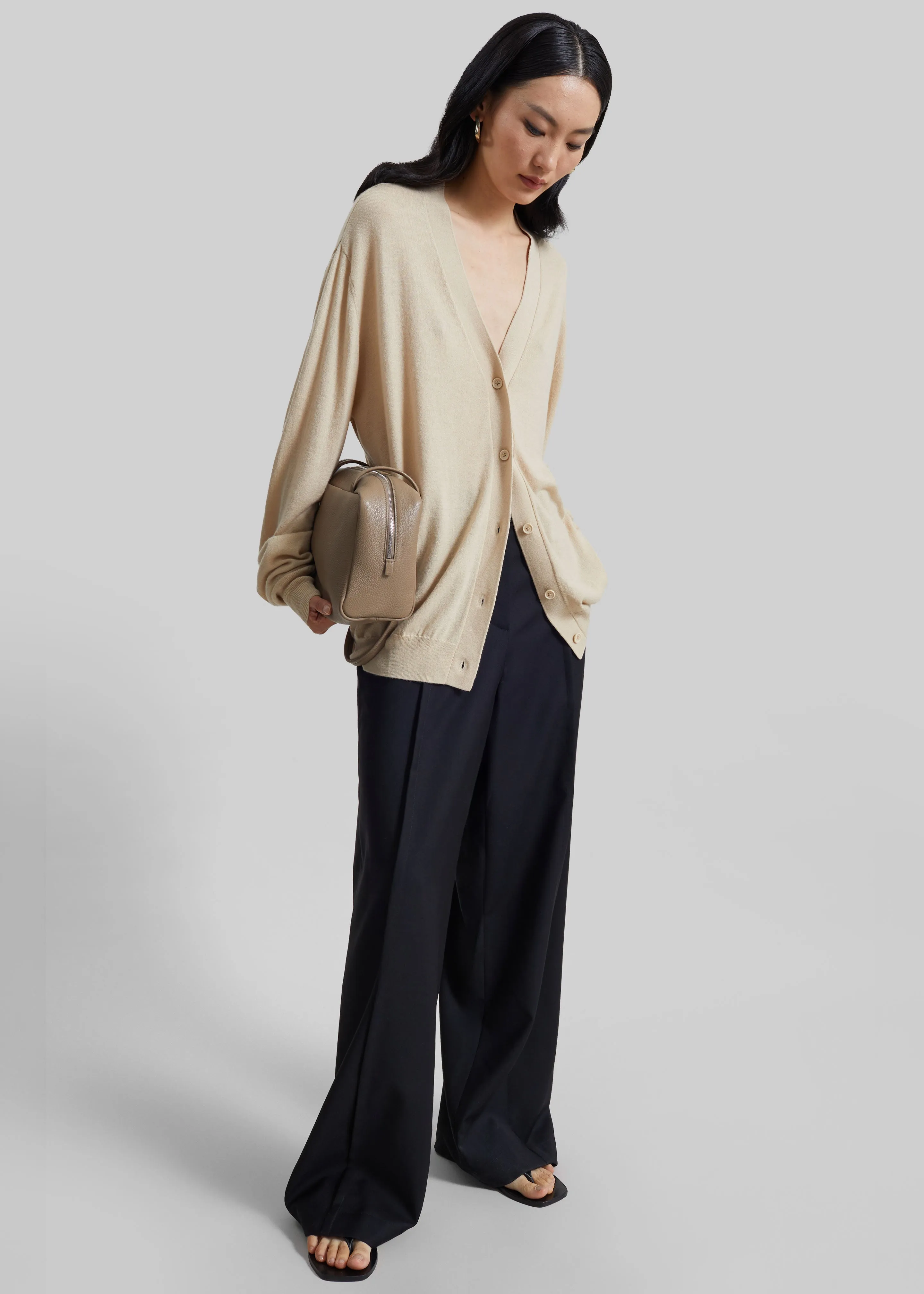 Brya Piped Trousers - Black sold by Frankie Shop product image thumbnail 5