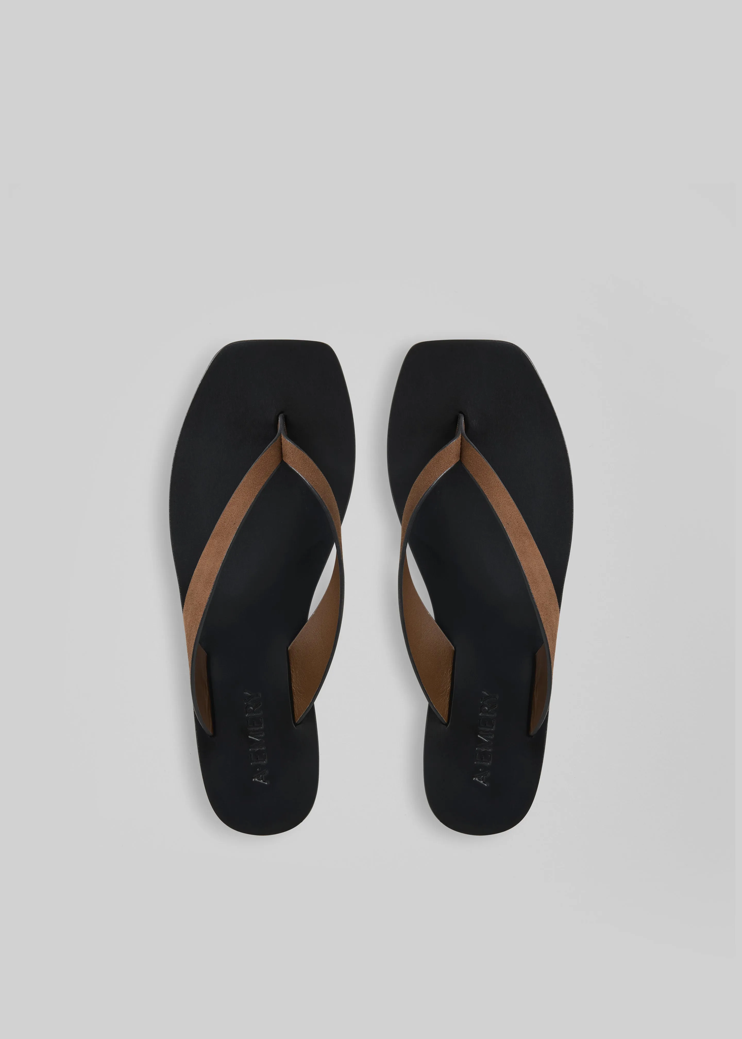 A.Emery Kinto Sandals - Chestnut Suede/Black sold by Frankie Shop product image thumbnail 3