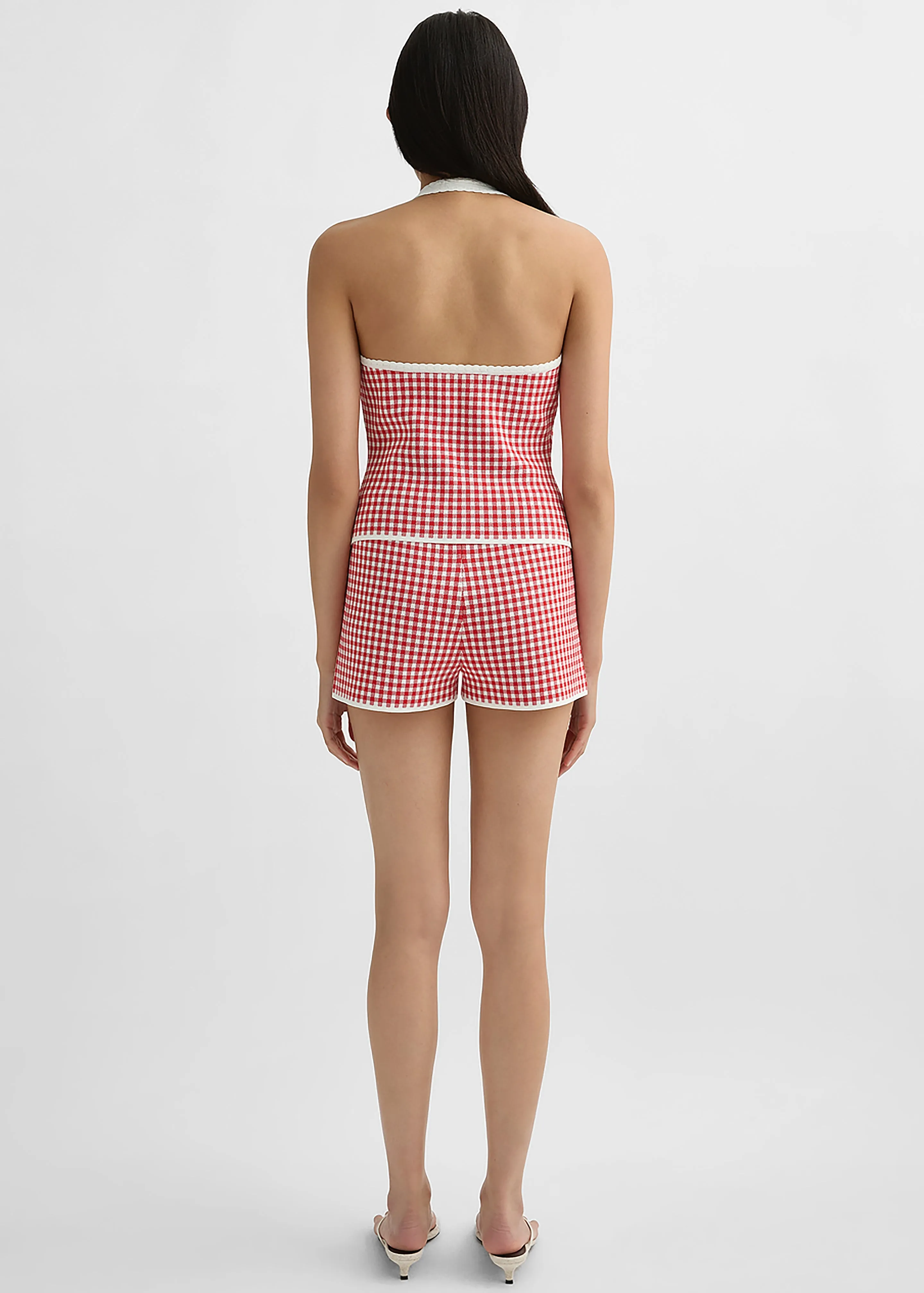 Posse Micah Shorts - Red Gingham sold by Frankie Shop product image thumbnail 3