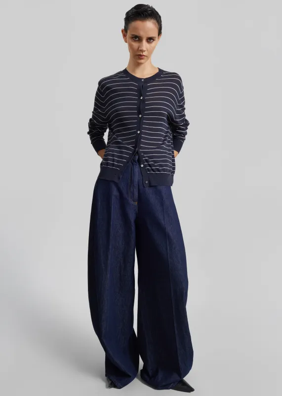 TheLatest Evie Denim Pants - Blue made by The Latest