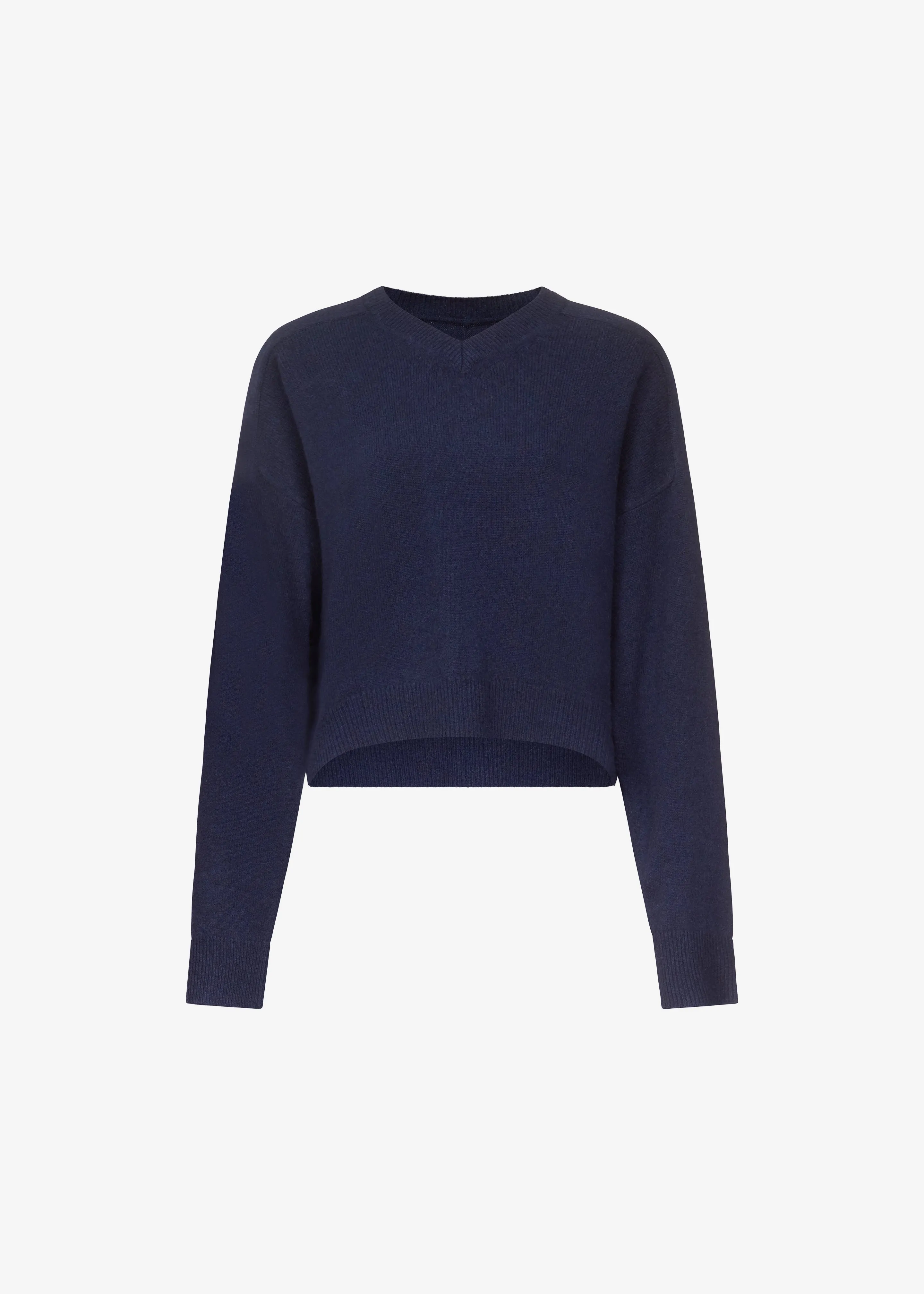 Loulou de Saison Anzor Lds V-Neck Sweater - Navy sold by Frankie Shop product image thumbnail 5