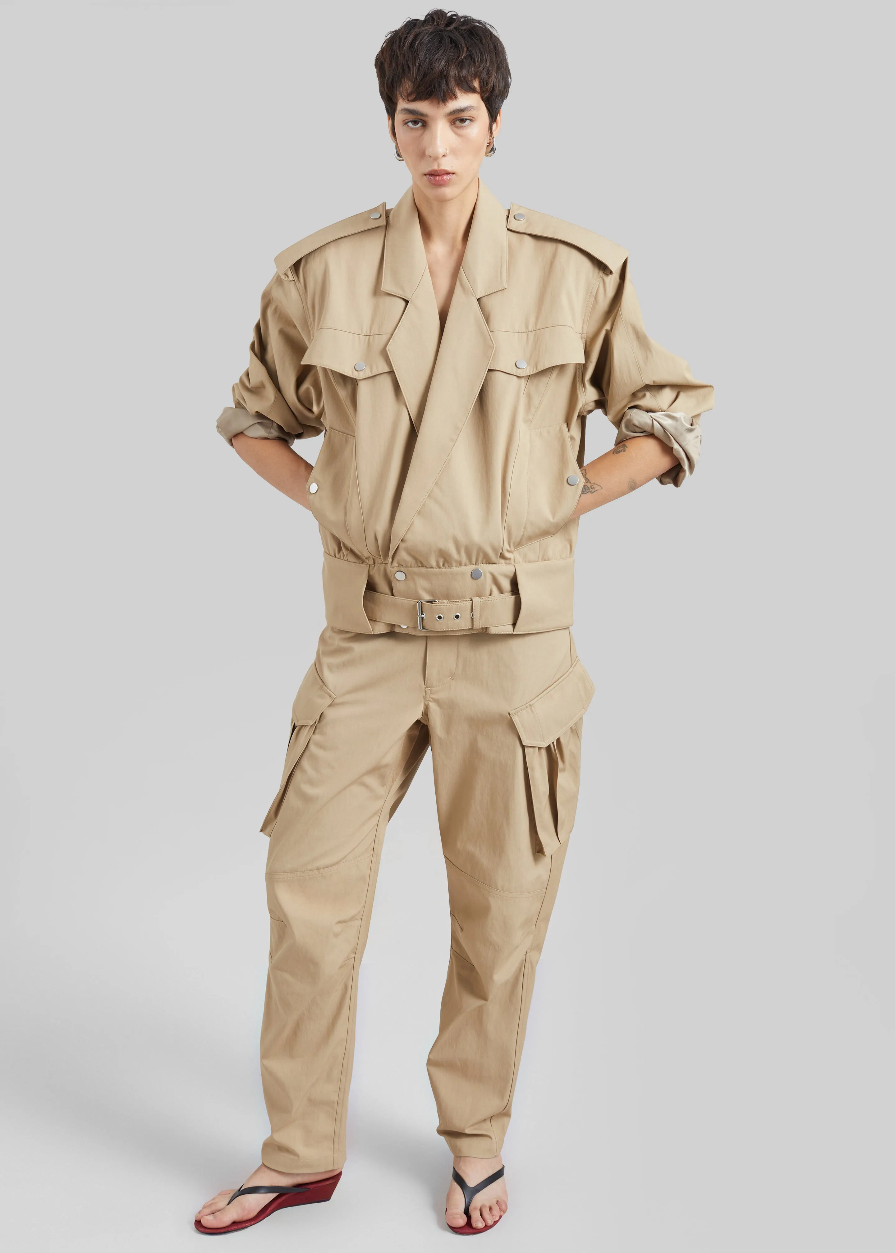 CO Military Pants - Camel sold by Frankie Shop product image thumbnail 3