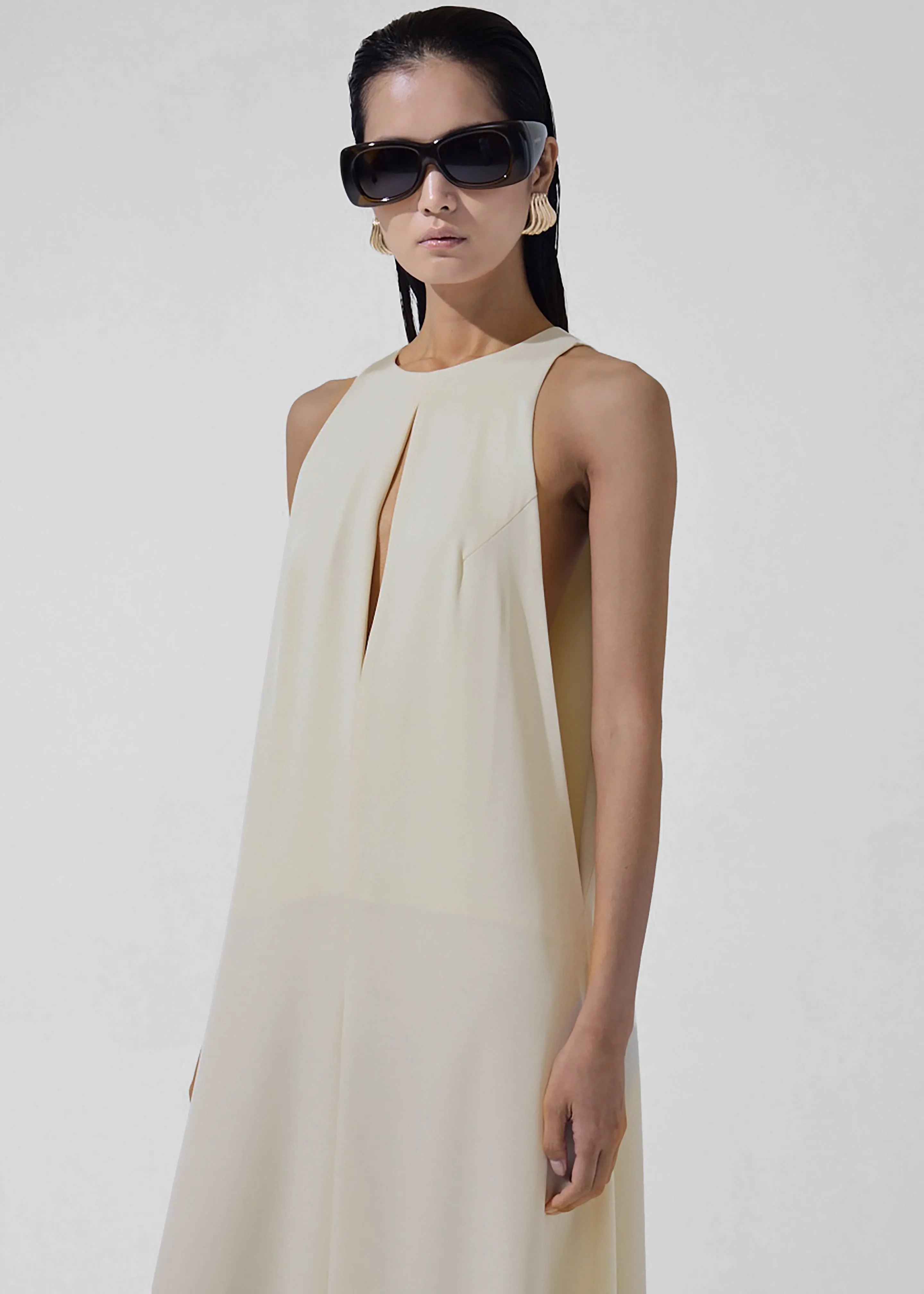 Mayan Wide Leg Jumpsuit - Ivory sold by Frankie Shop product image thumbnail 4