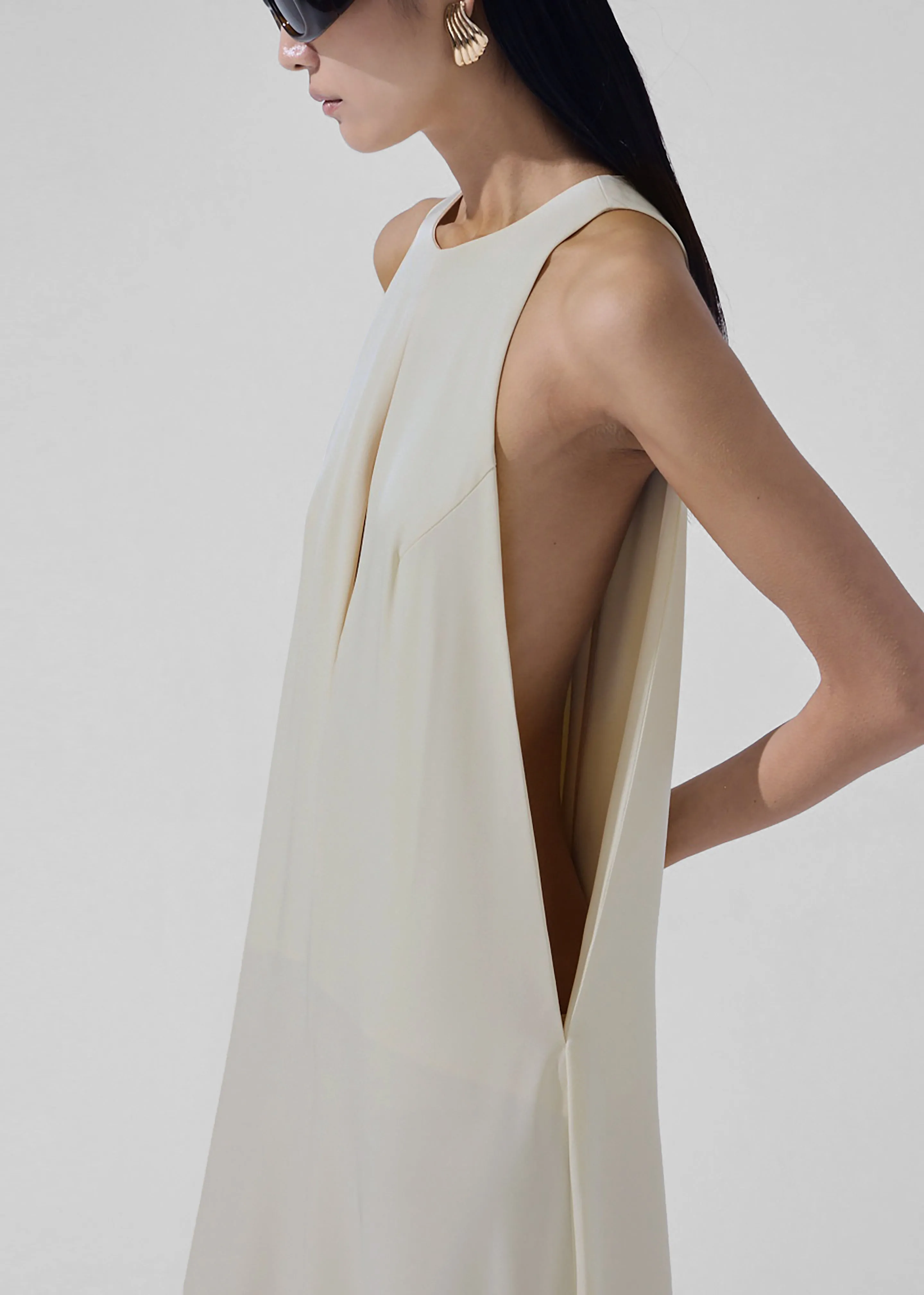 Mayan Wide Leg Jumpsuit - Ivory sold by Frankie Shop product image thumbnail 2