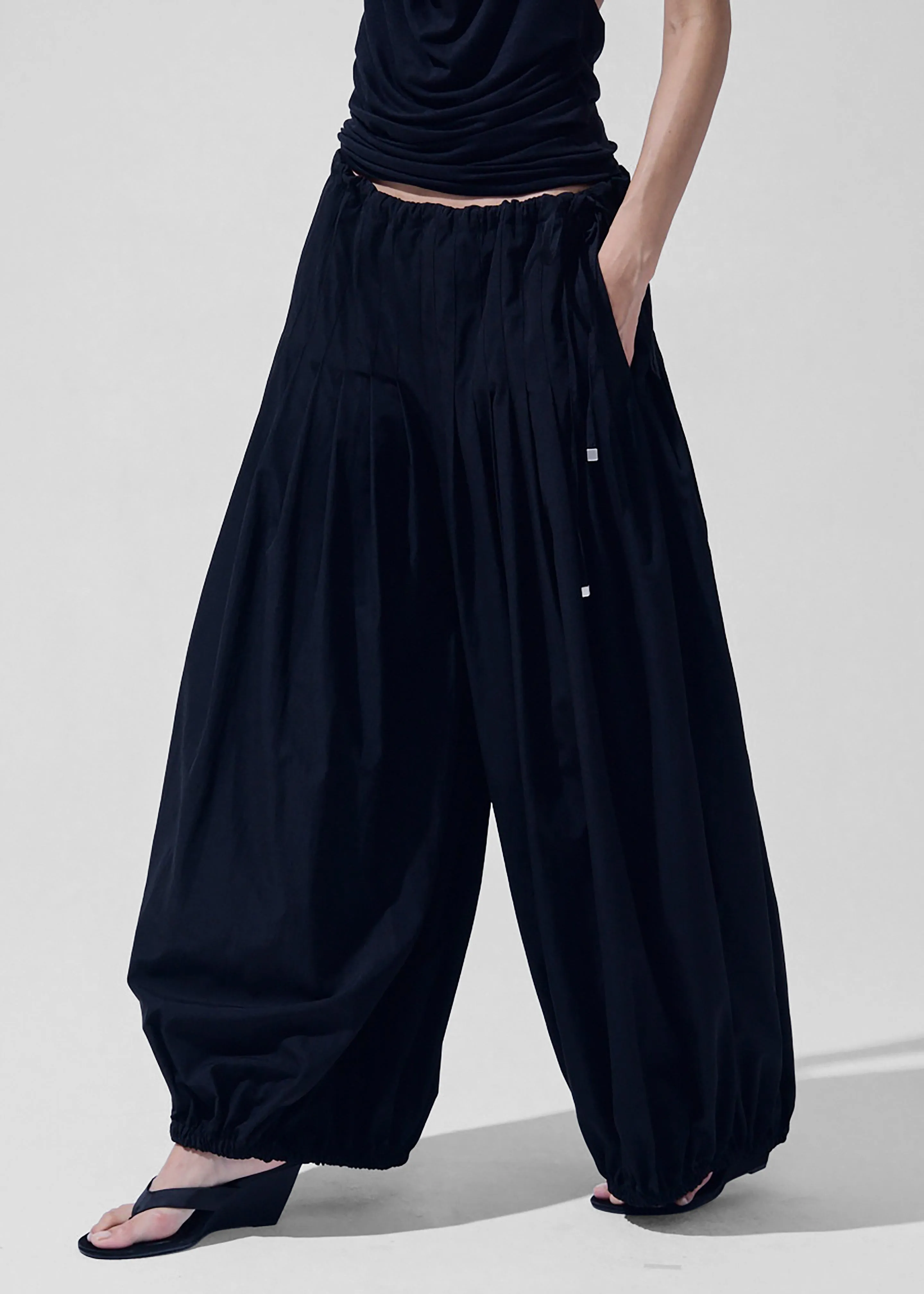 Berson Gathered Balloon Pants - Black sold by Frankie Shop product image thumbnail 5