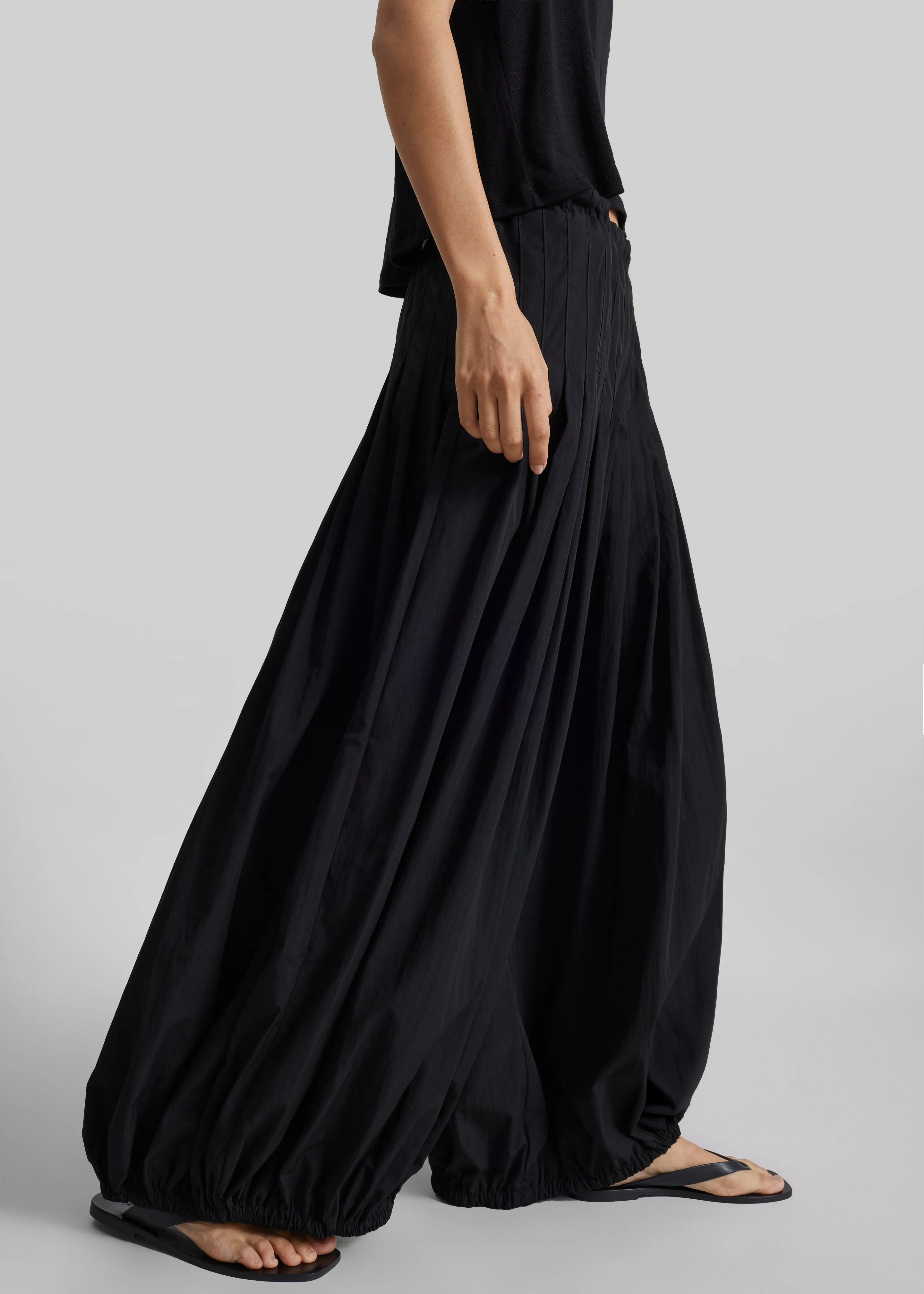 Berson Gathered Balloon Pants - Black sold by Frankie Shop product image thumbnail 2