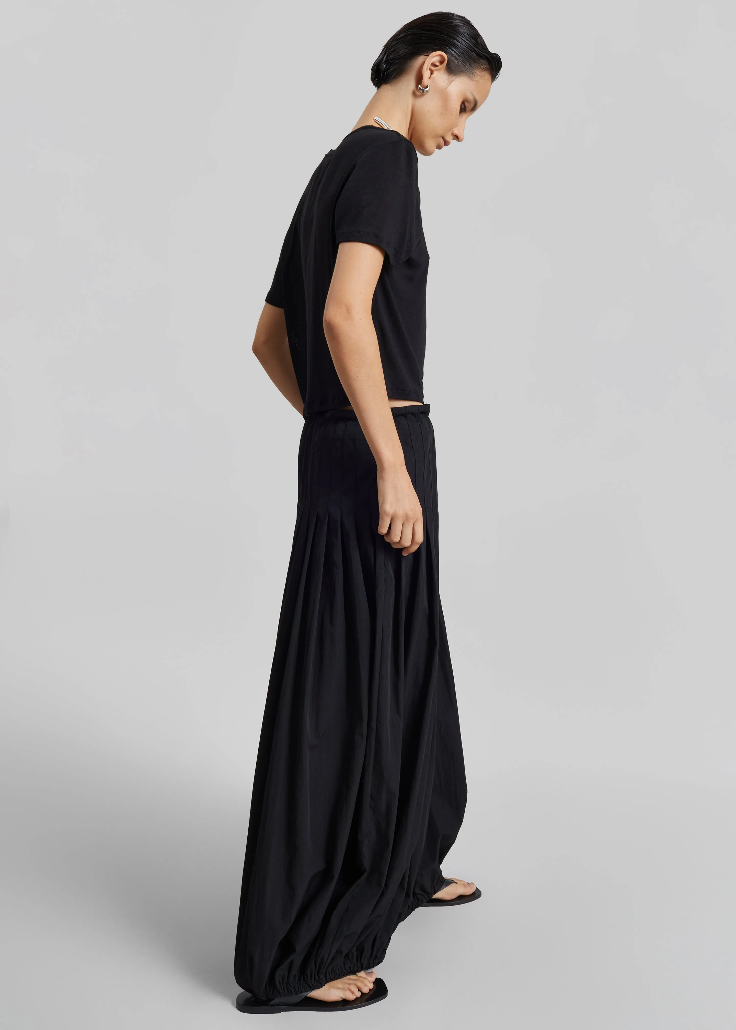 Andria Cropped Knit Top - Black sold by Frankie Shop product image thumbnail 5