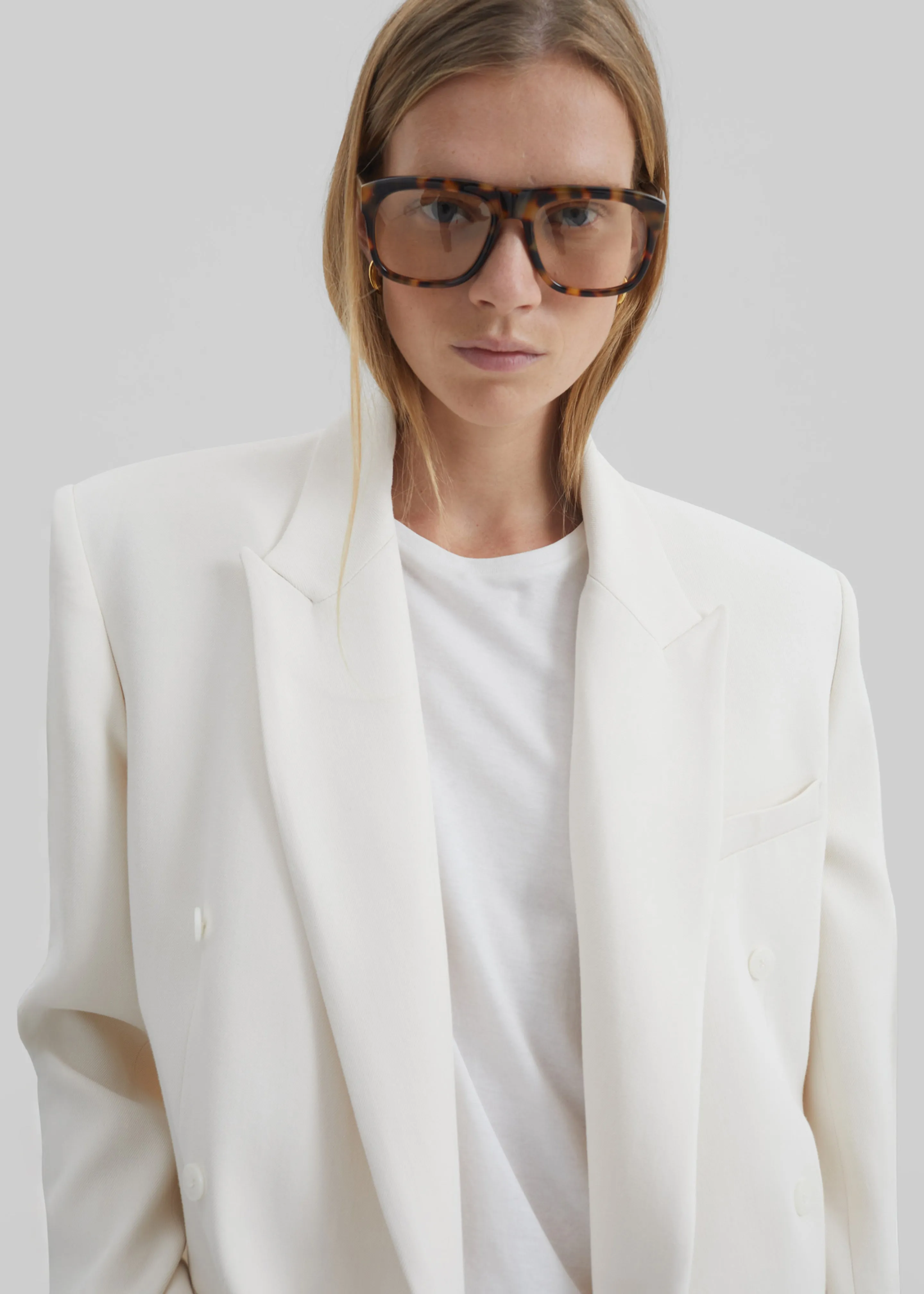 Monterey Structured Blazer - Off White sold by Frankie Shop product image thumbnail 4
