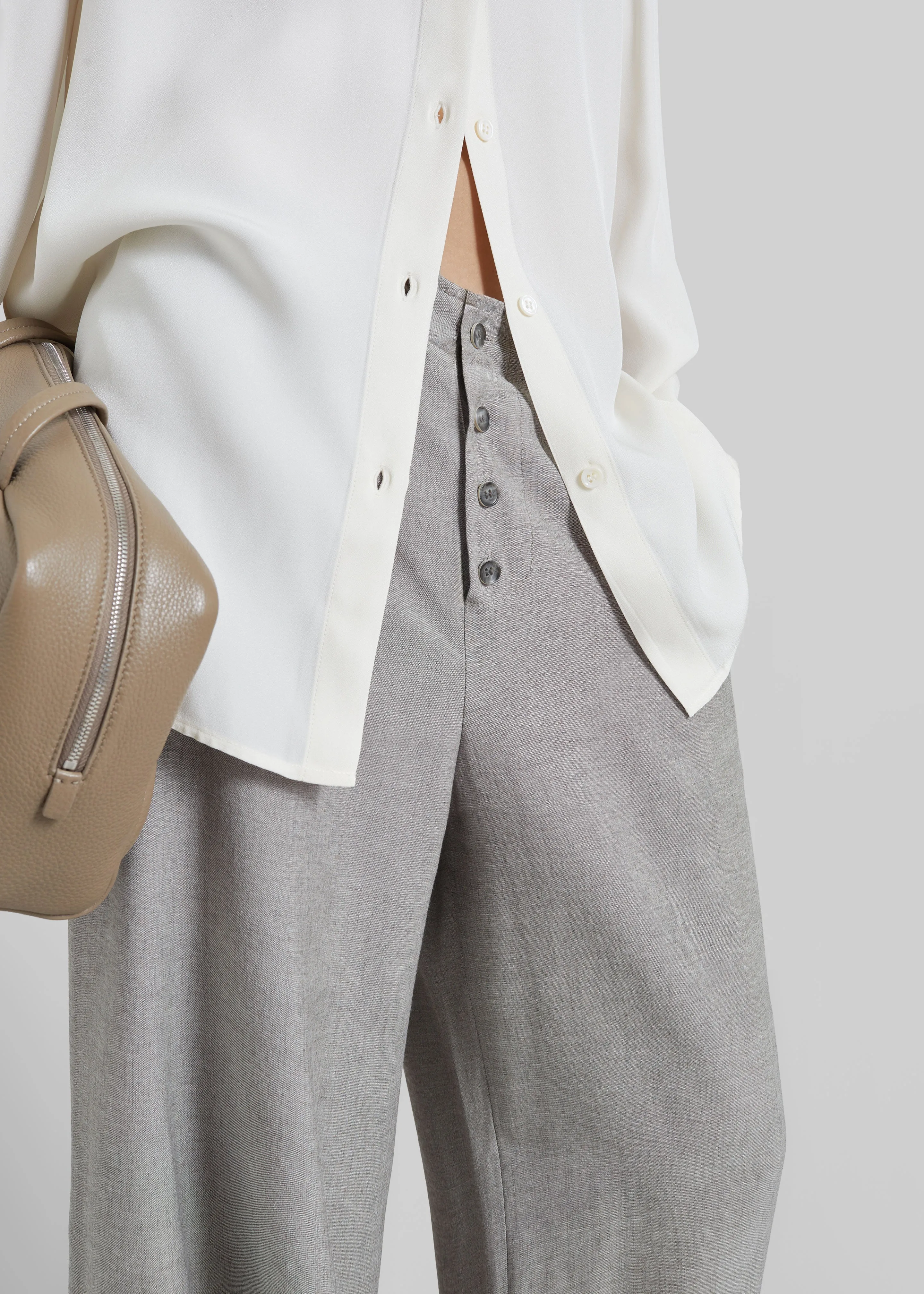 Vimont Balloon Pants - Taupe Melange sold by Frankie Shop product image thumbnail 4