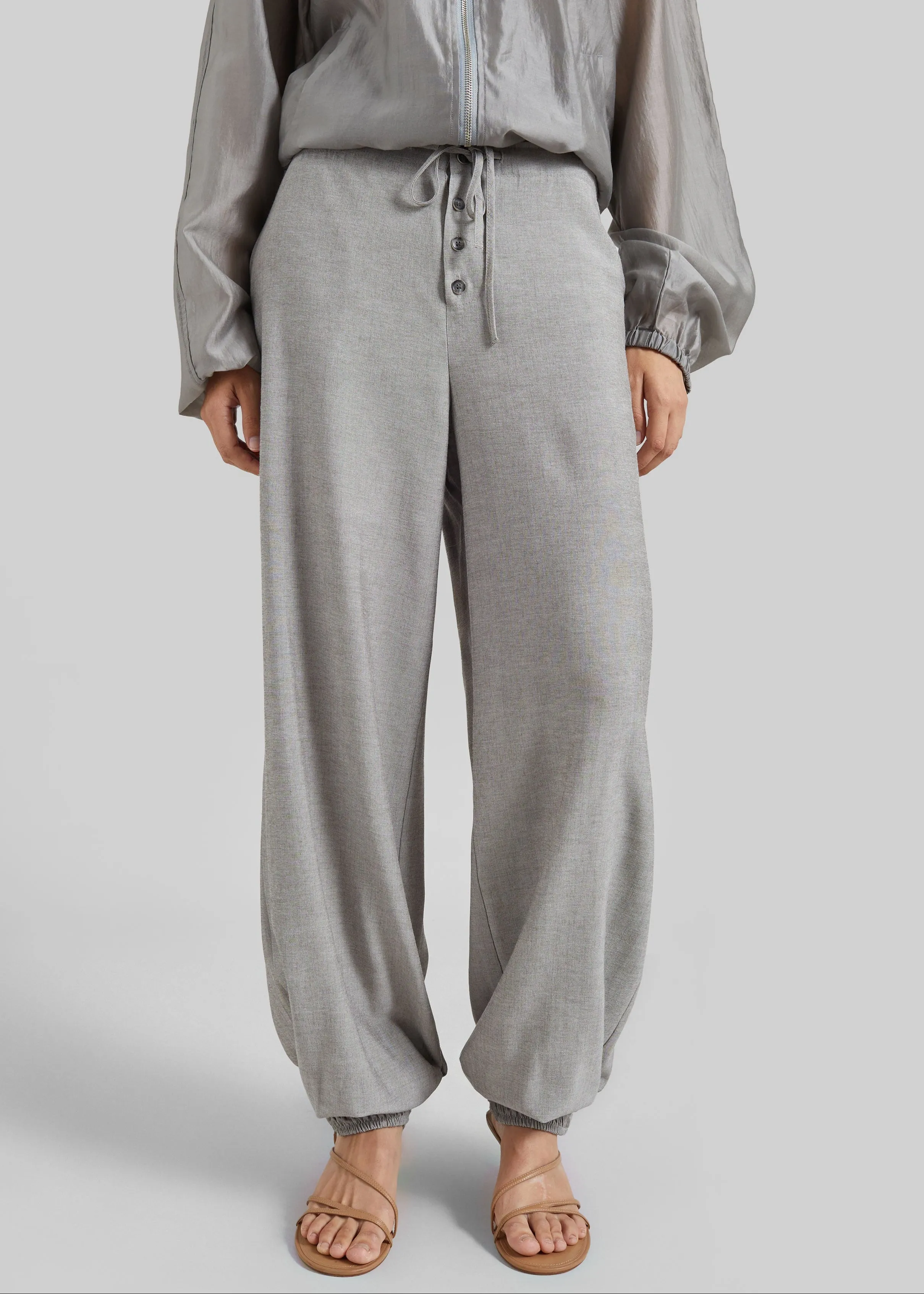 Vimont Balloon Pants - Taupe Melange sold by Frankie Shop product image thumbnail 2