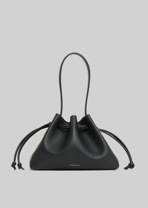 Mansur Gavriel Drawstring Pouchette - Black made by Mansur Gavriel