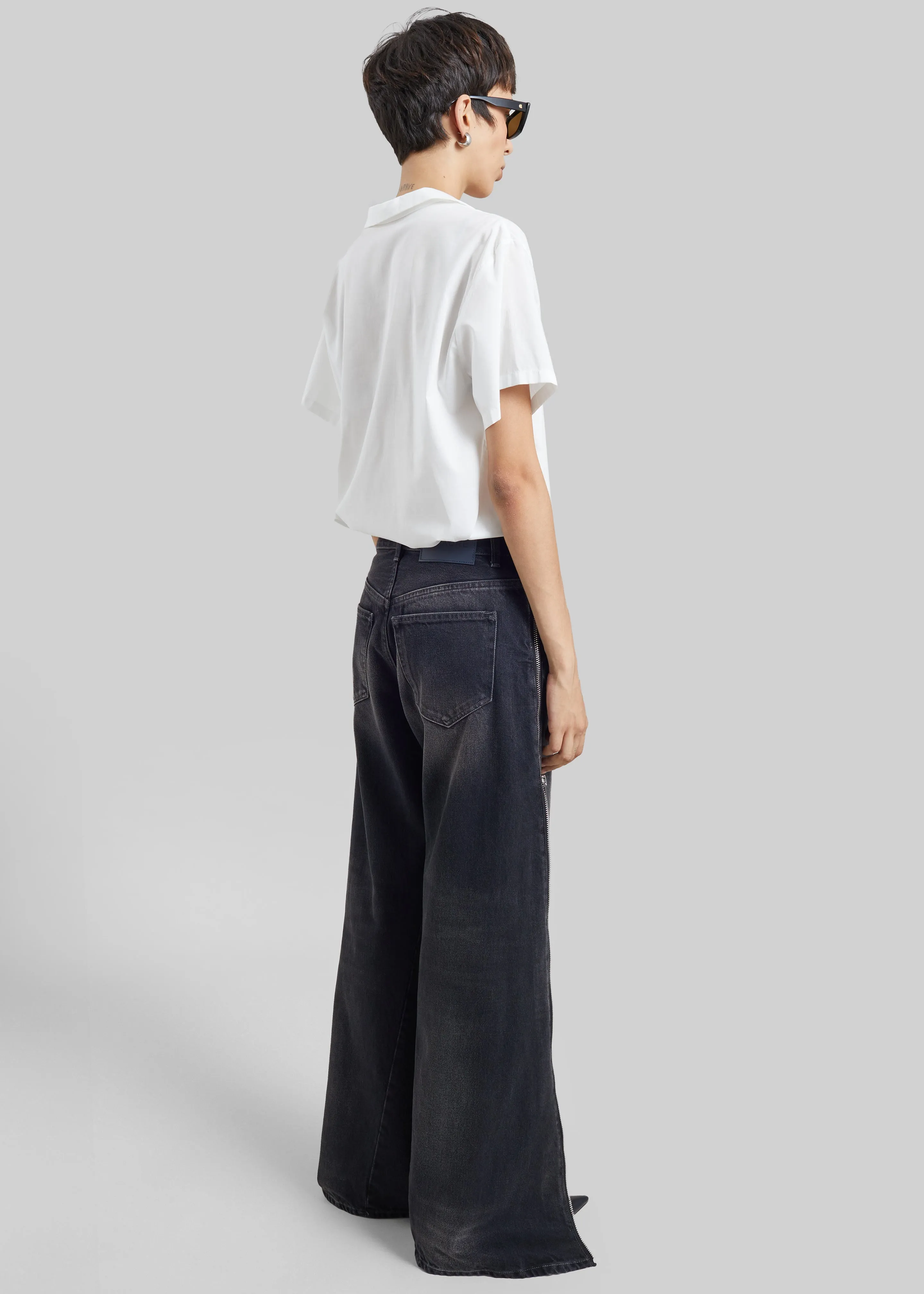 Izella Deep V Neck Shirt - White sold by Frankie Shop product image thumbnail 5