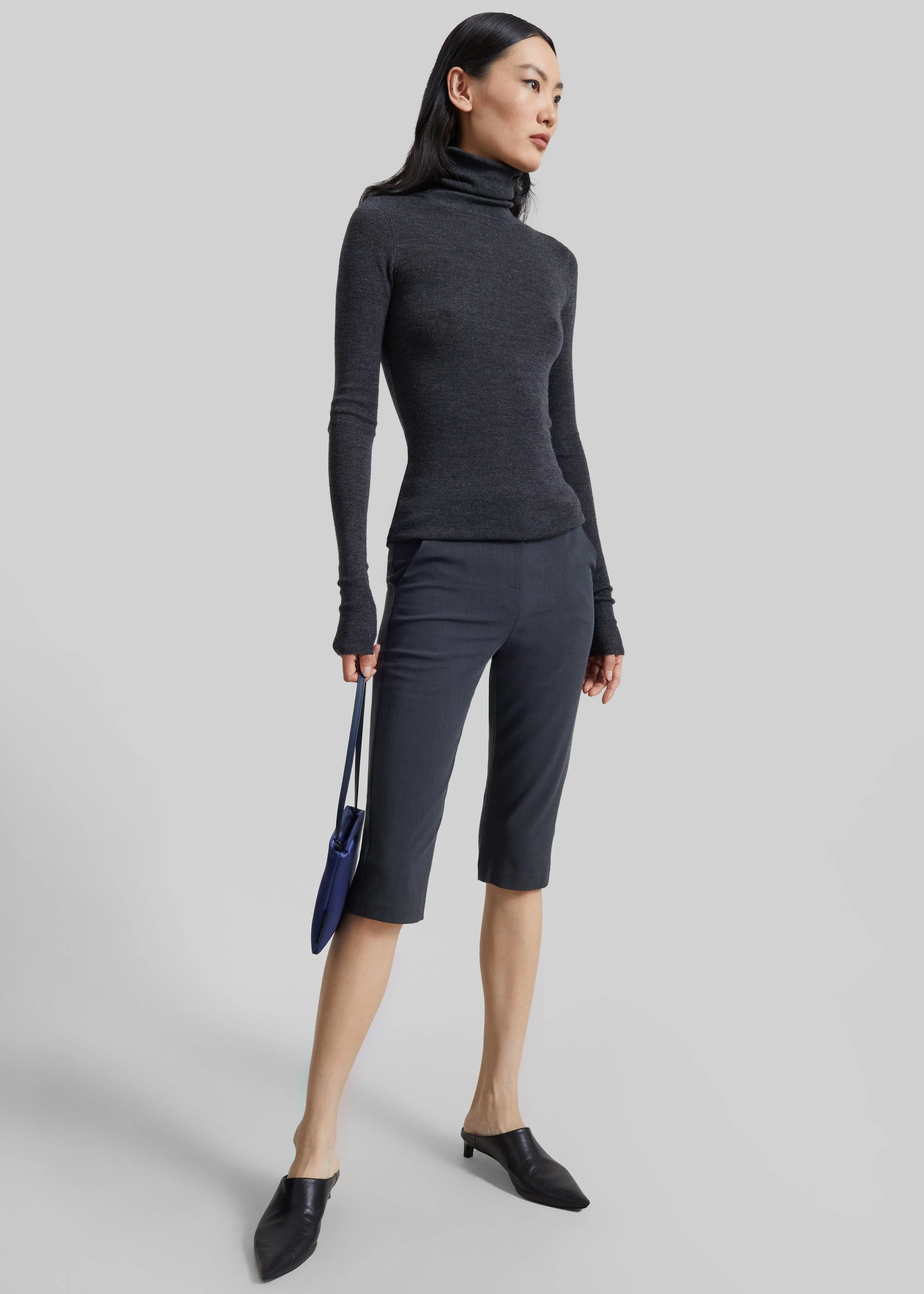 Ayron Capri Pants - Charcoal sold by Frankie Shop product image thumbnail 5