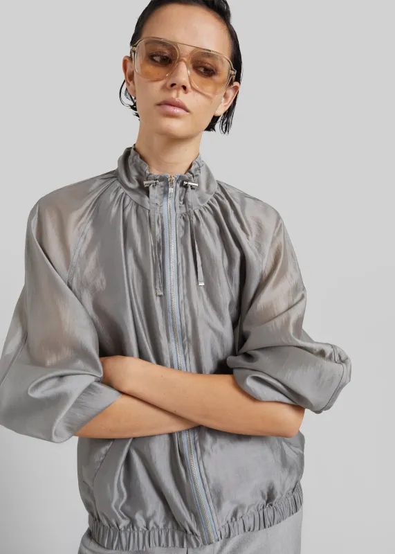 Arzon Sheer Jacket - Steel Grey made by Frankie Shop