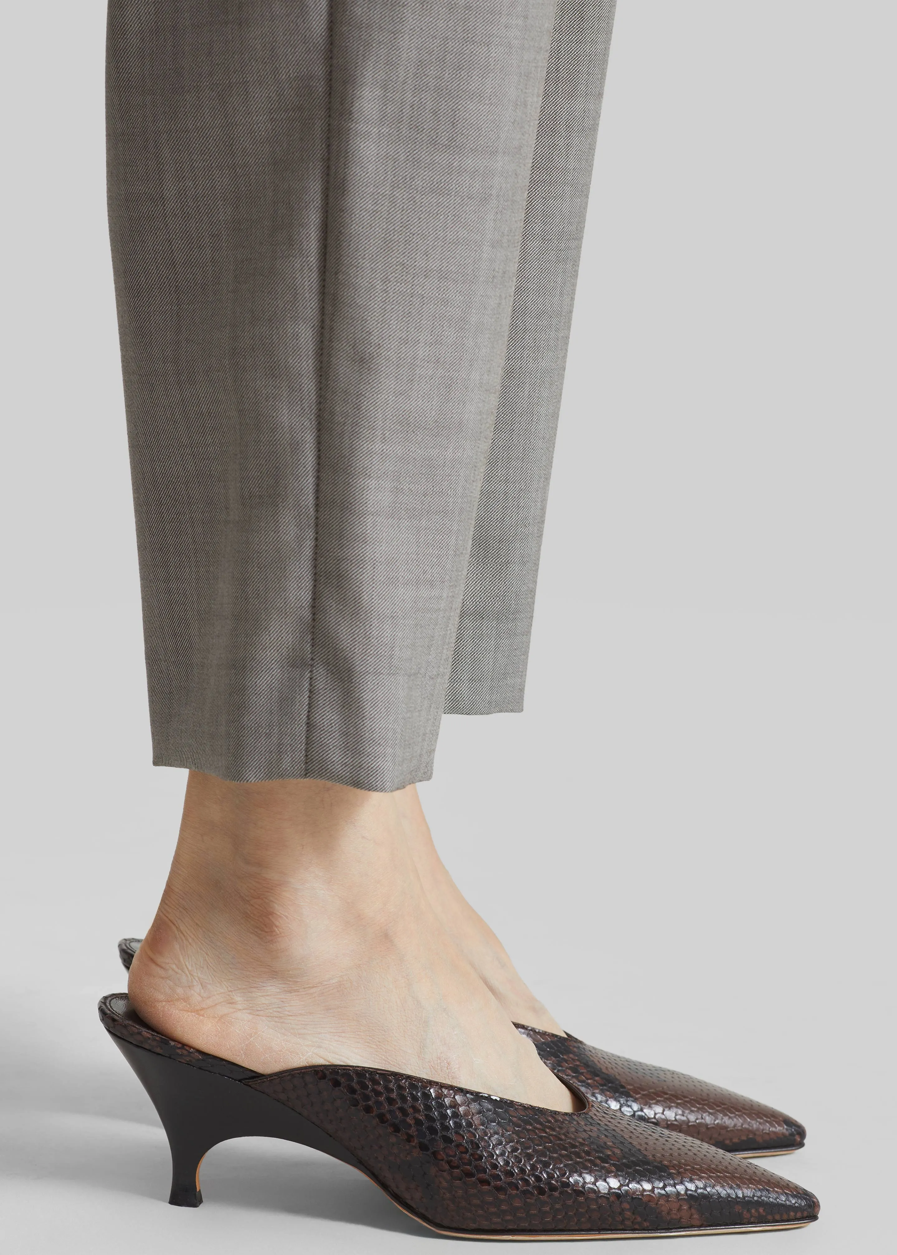 Le Monde Beryl Petra Mules - Chocolate sold by Frankie Shop product image thumbnail 3