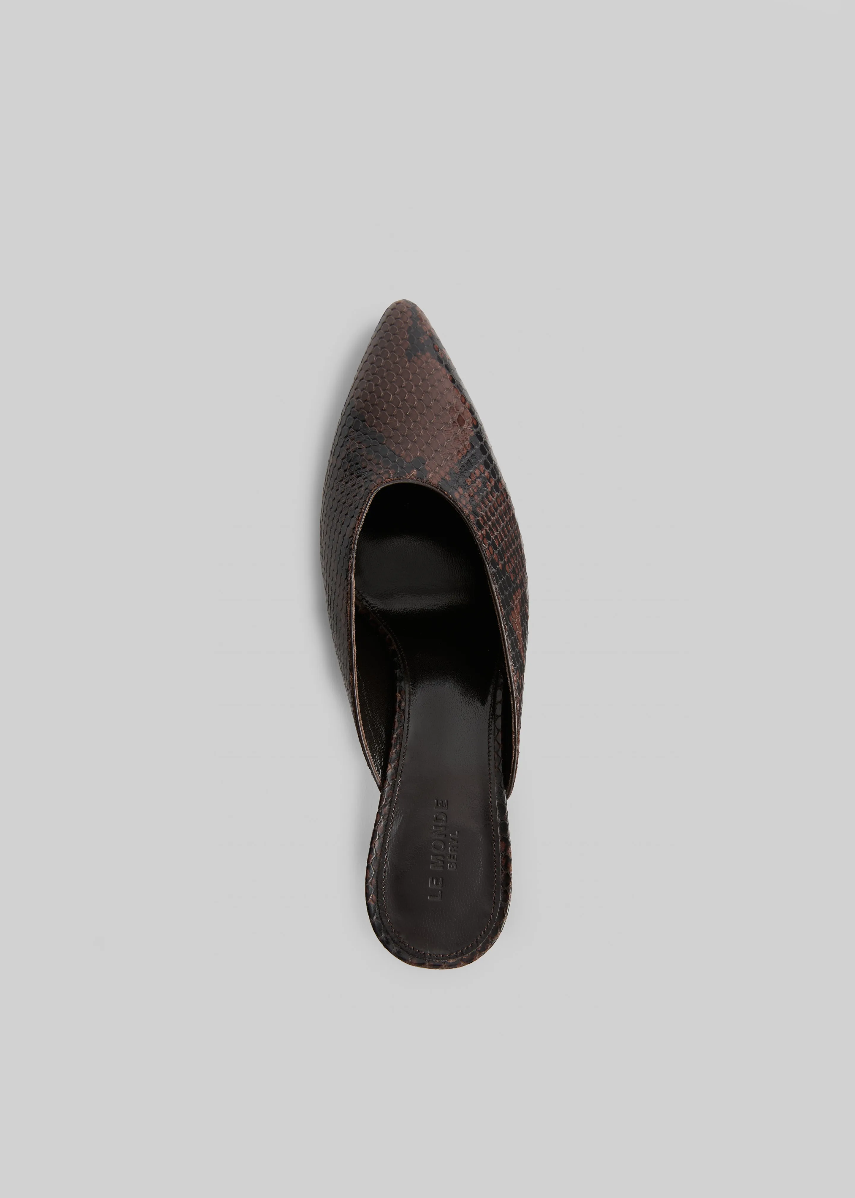 Le Monde Beryl Petra Mules - Chocolate sold by Frankie Shop product image thumbnail 4