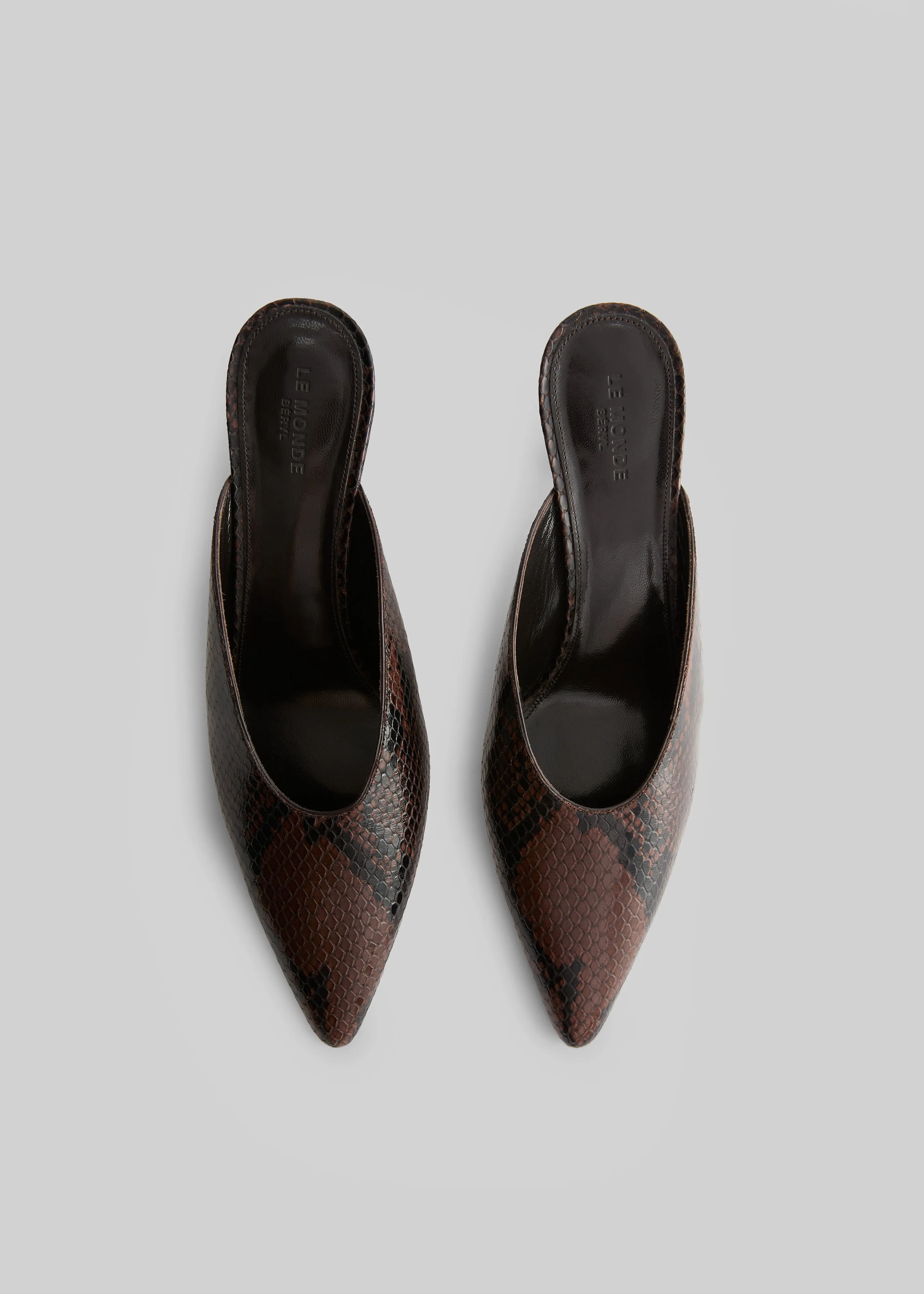 Le Monde Beryl Petra Mules - Chocolate sold by Frankie Shop product image thumbnail 2