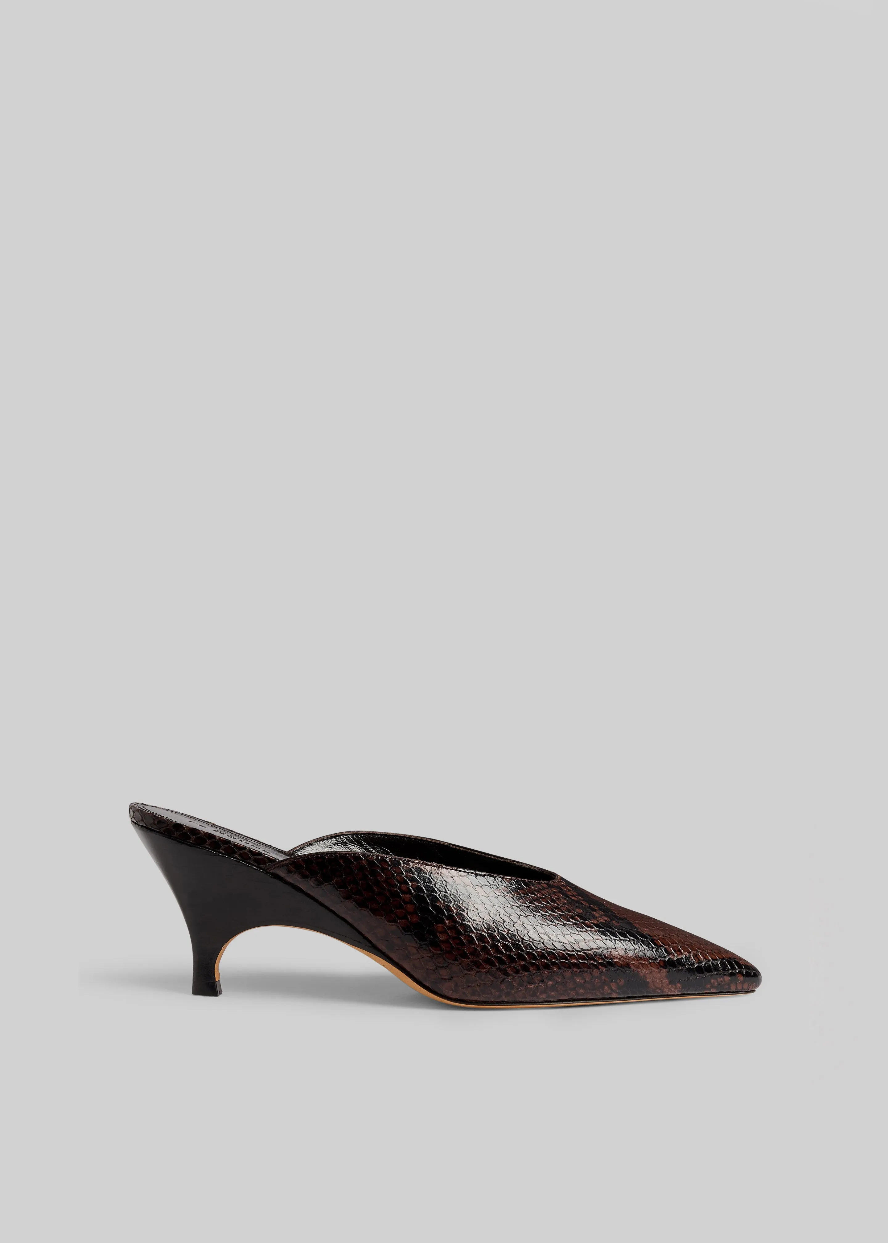 Le Monde Beryl Petra Mules - Chocolate sold by Frankie Shop