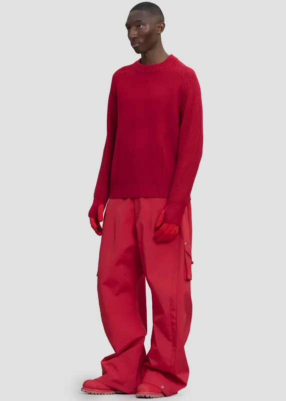 Pieces Uniques Emblem Pullover - Rouge made by Frankie Shop