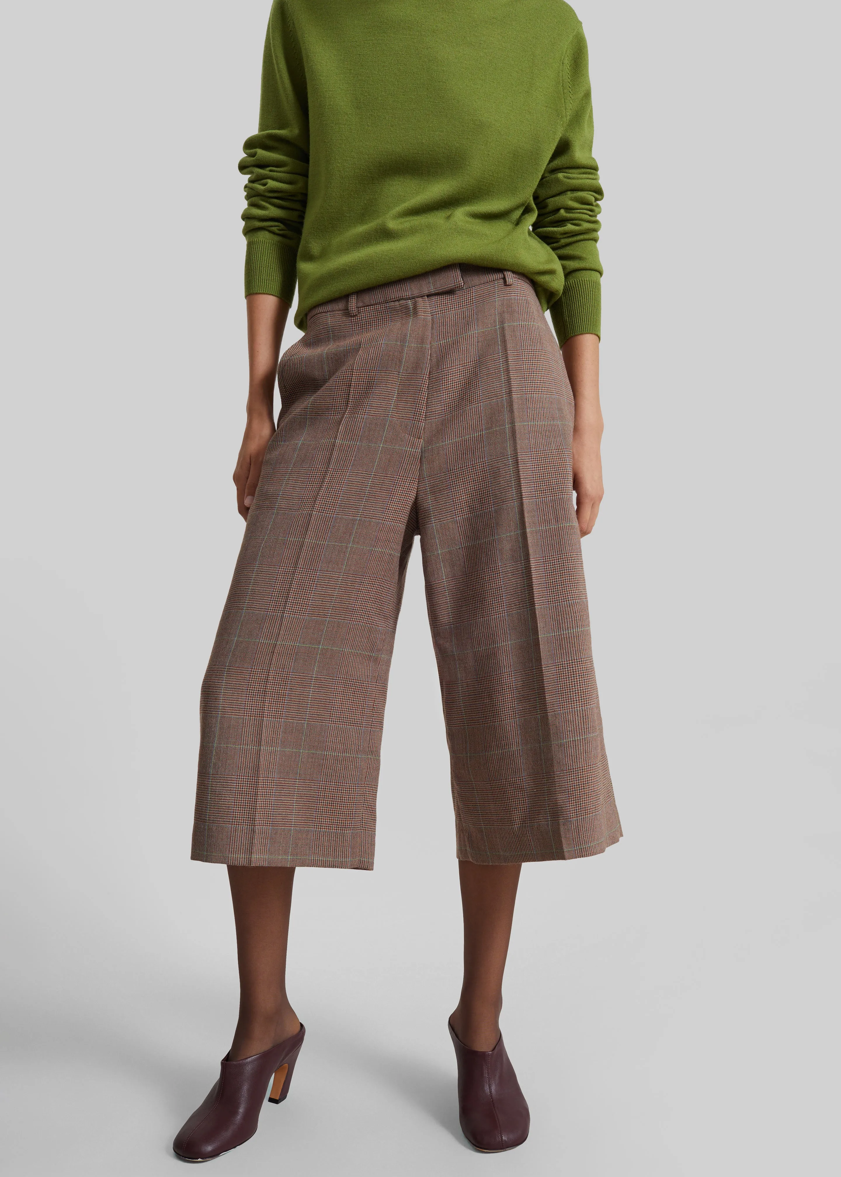 Brickell Bermuda Shorts - Brown Glen Plaid sold by Frankie Shop product image thumbnail 2