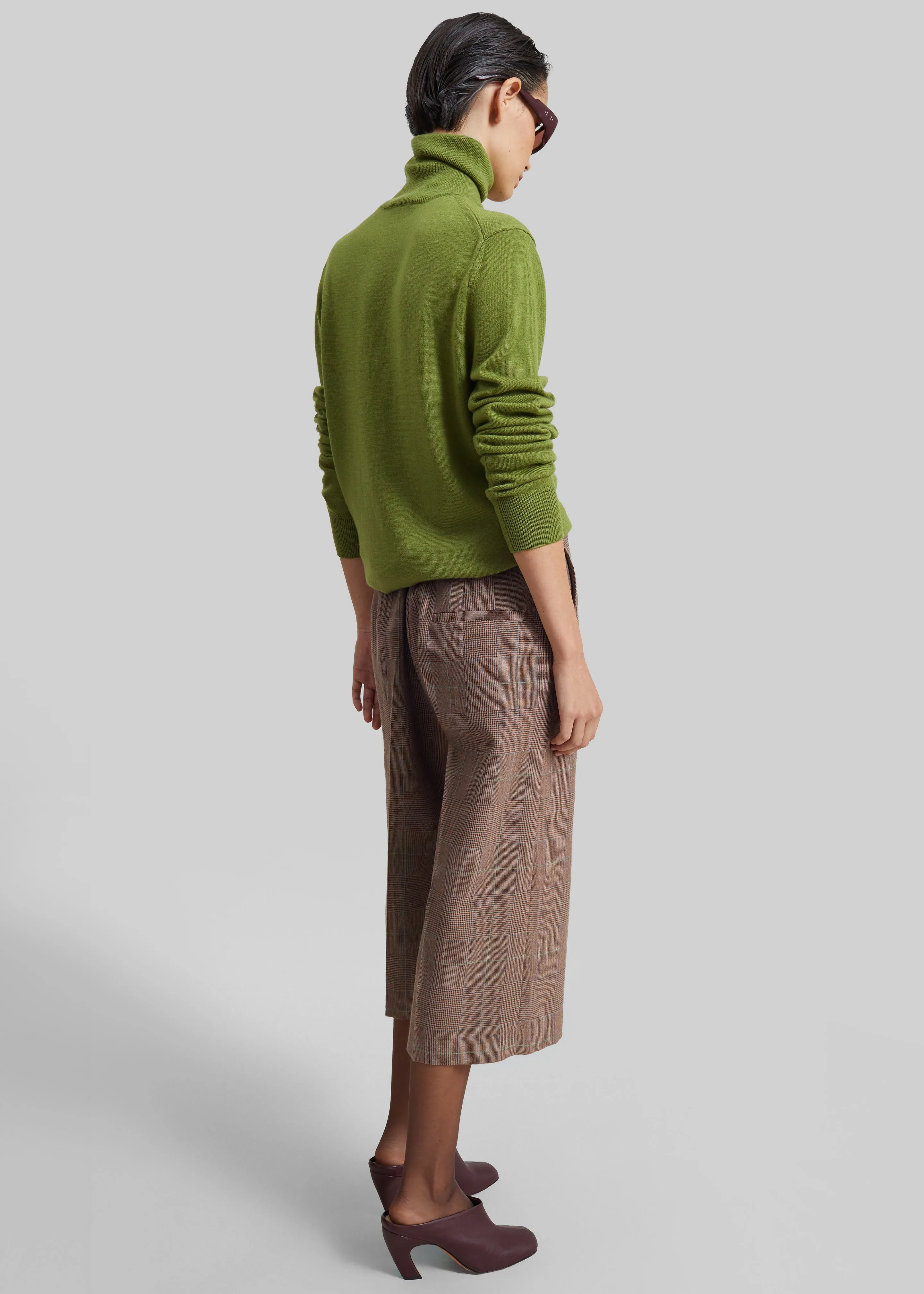 Brickell Bermuda Shorts - Brown Glen Plaid sold by Frankie Shop product image thumbnail 5