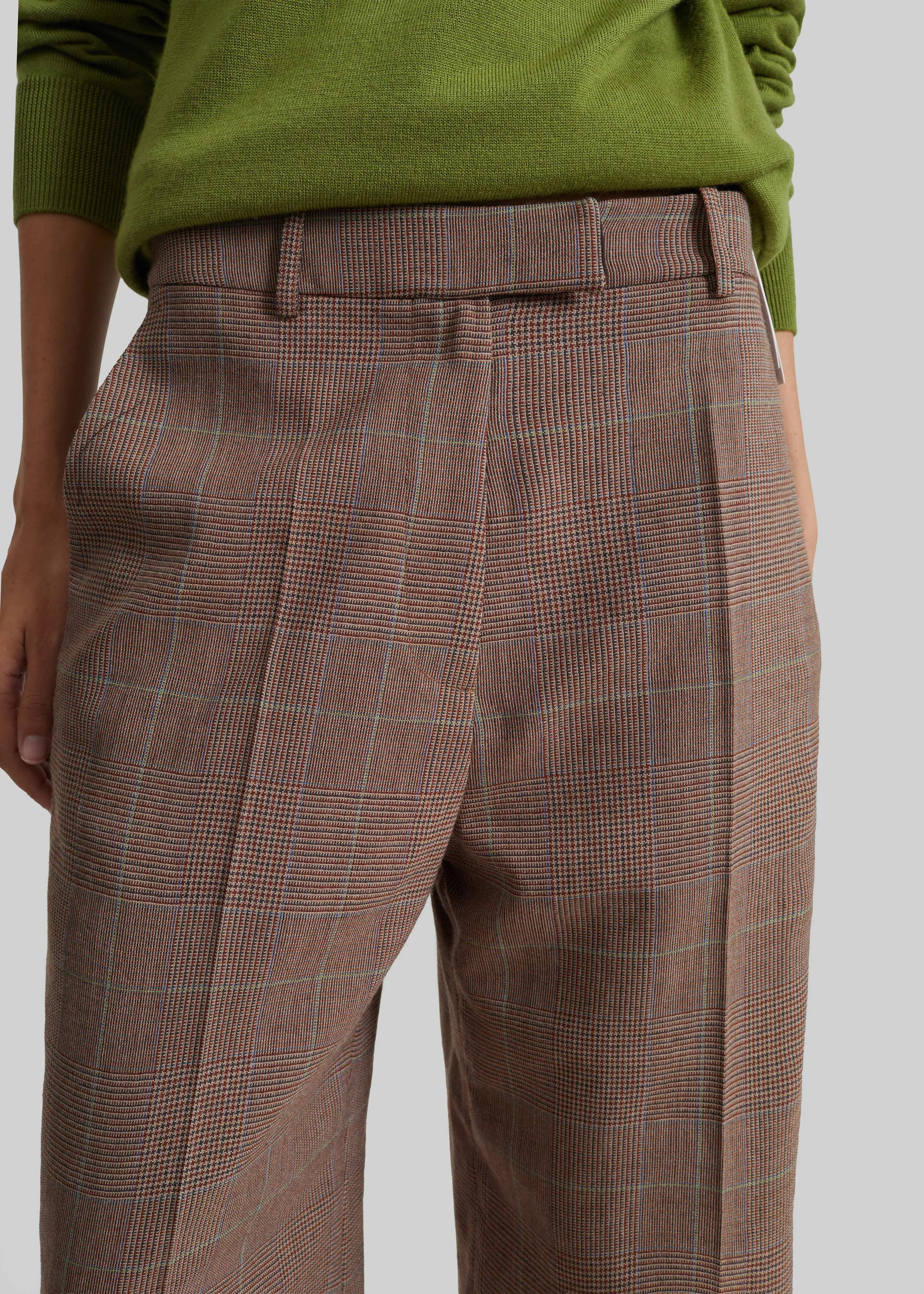 Brickell Bermuda Shorts - Brown Glen Plaid sold by Frankie Shop product image thumbnail 3